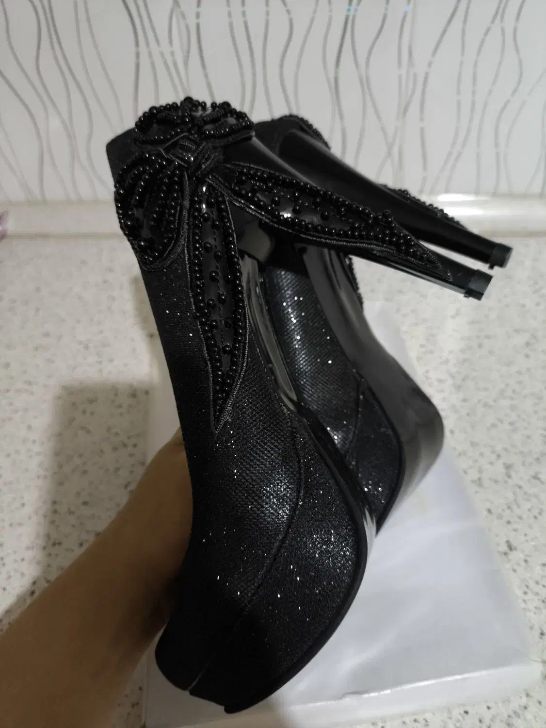 کفش مجلسی نو|کیف، کفش، کمربند|خوی, |دیوار