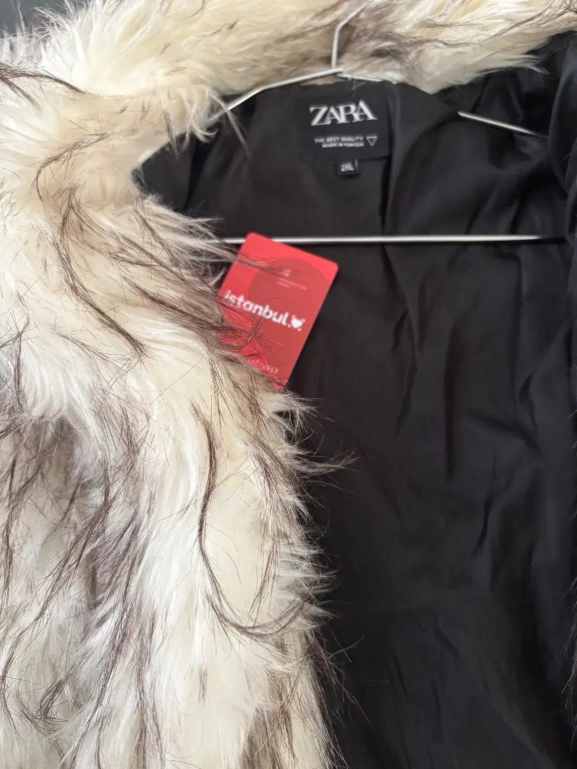 faux fur cot ZARA ژاکت طرح گرگی|لباس|تهران, ایرانشهر|دیوار