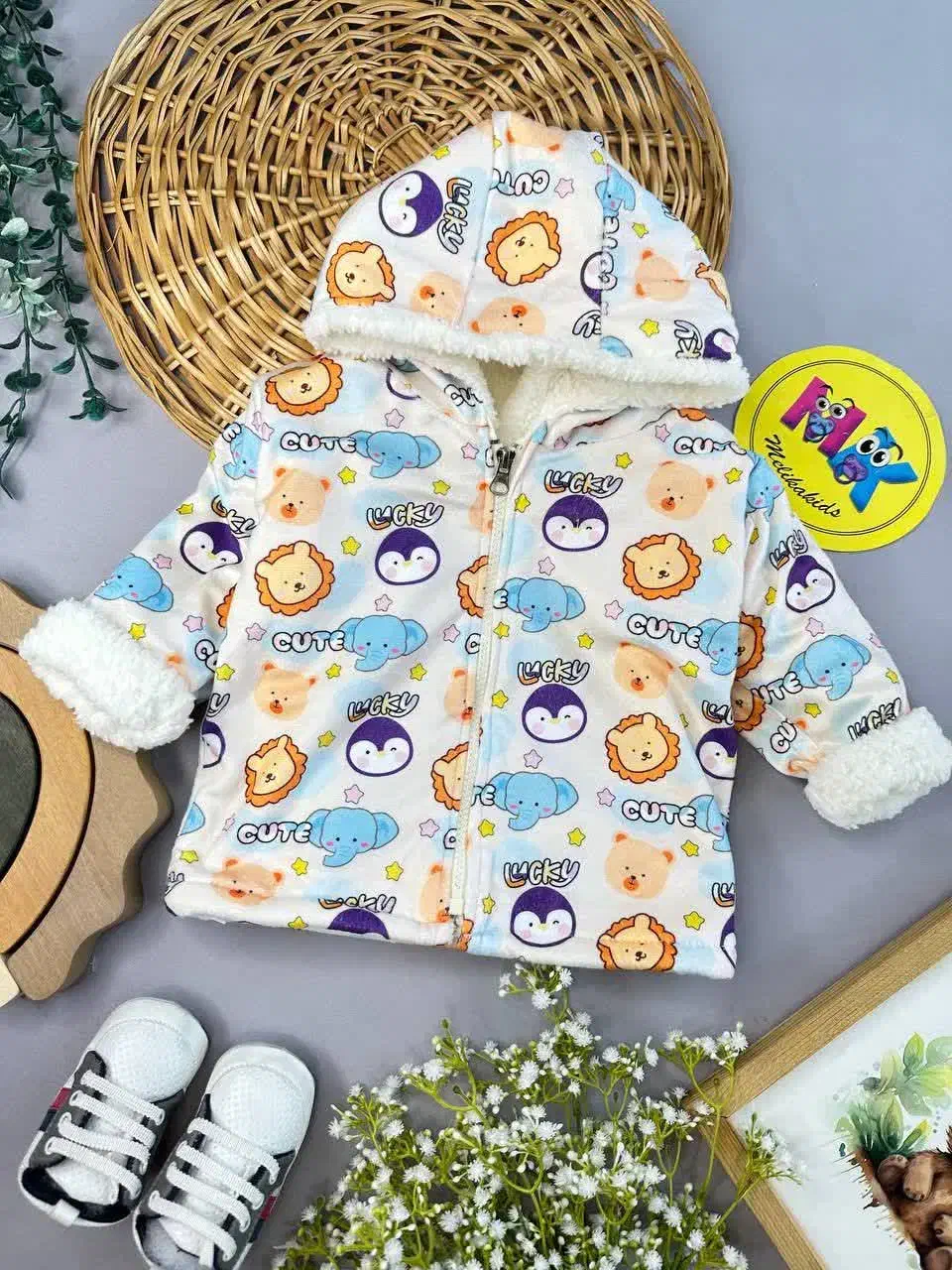 کاپشن تو خز زیپ دار|کفش و لباس بچه|قشم, |دیوار