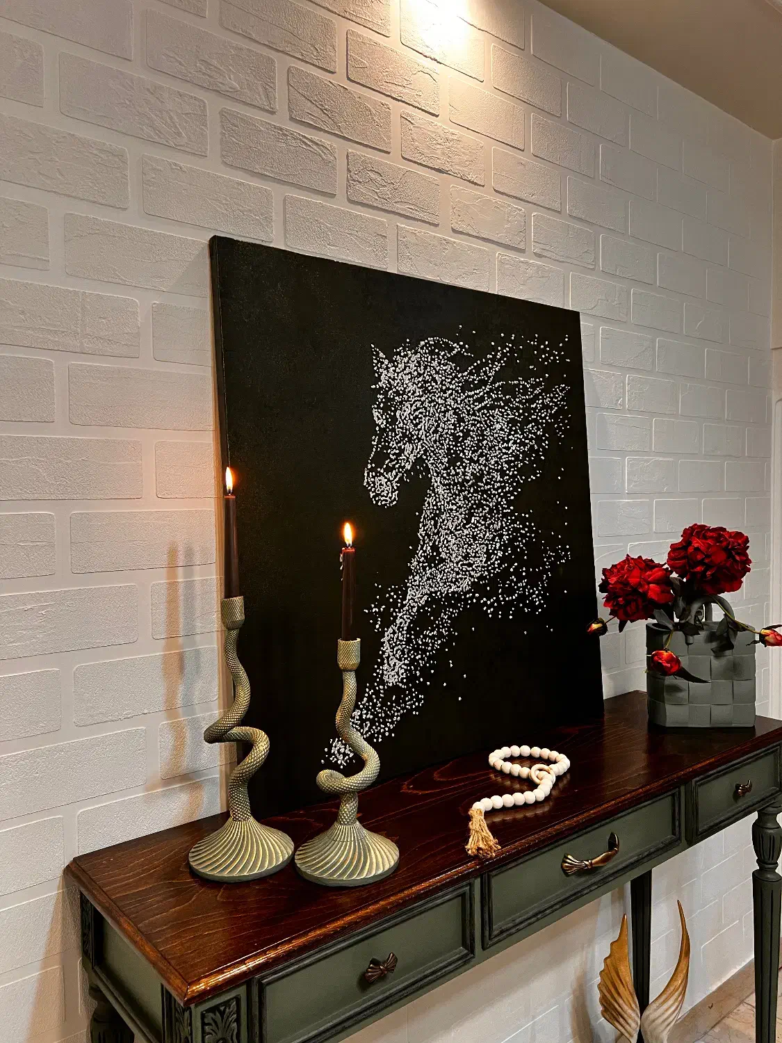 تابلو مدرن اسب تِرام|تابلو، نقاشی، عکس|تهران, شهرک غرب|دیوار