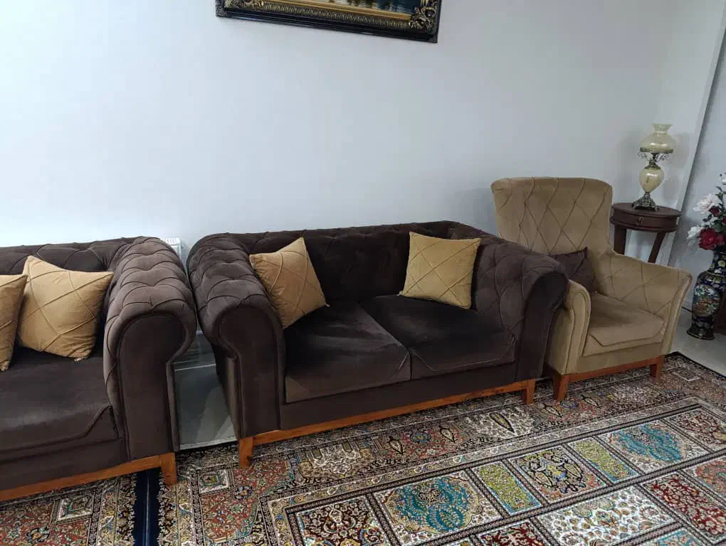 مبلمان چستر ده نفره|مبلمان خانگی و میز عسلی|بیرجند, |دیوار