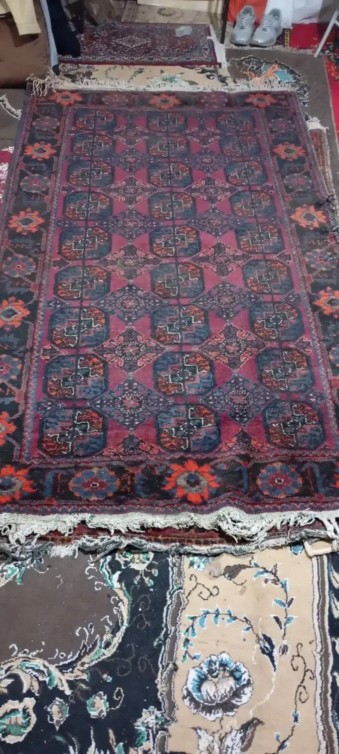 2عدد فرش دست بافت قدیمی|فرش|اهواز, کوی رمضان|دیوار