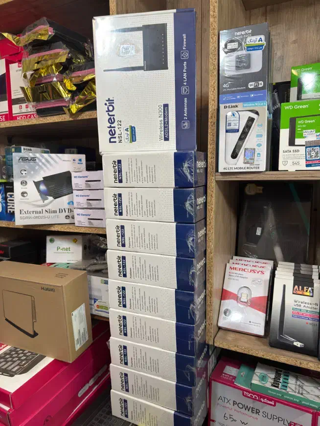 مودم ۲ آنتن آکبند +NETERBIT 122 ADSL2|مودم و تجهیزات شبکه|خرم‌آباد, |دیوار