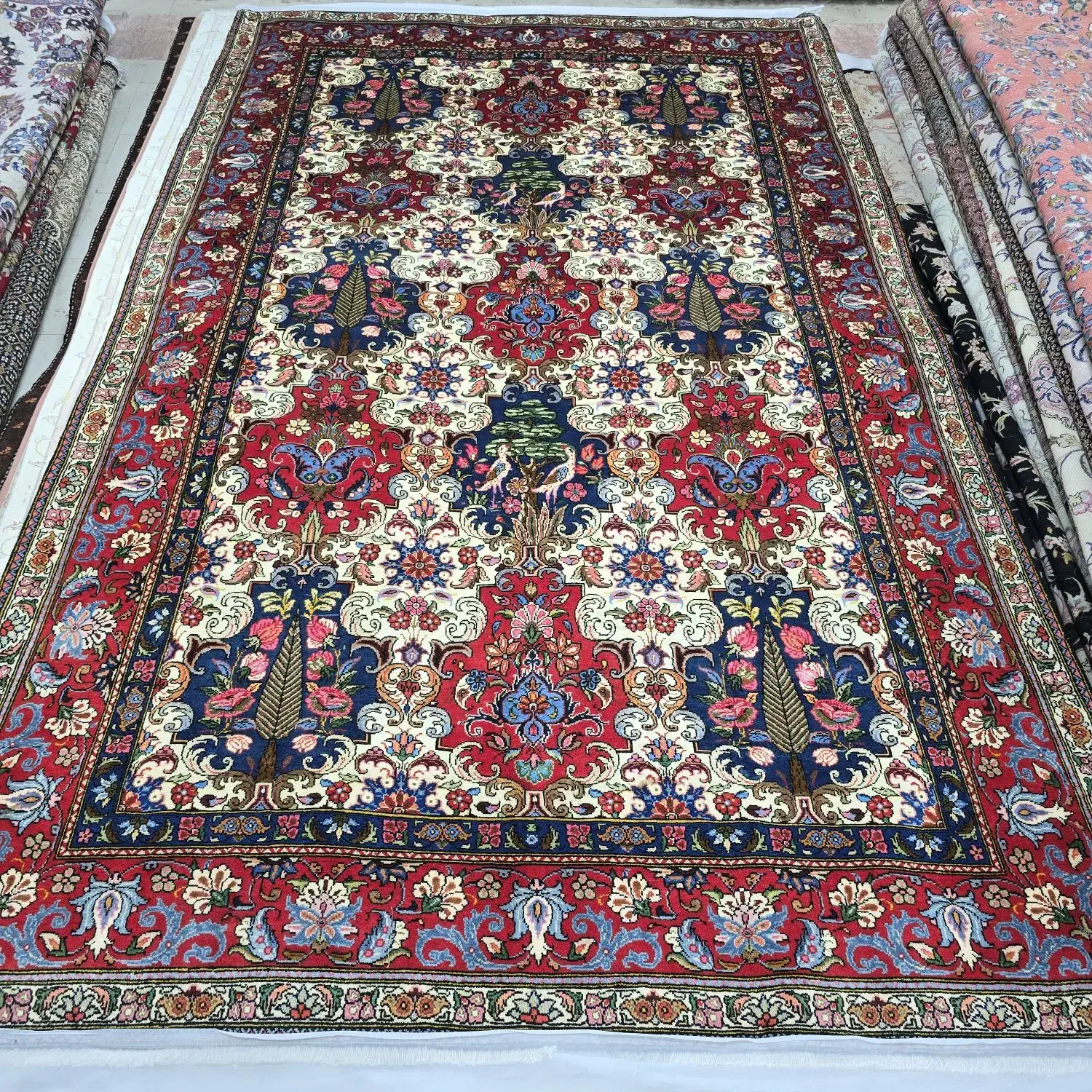 فرش و قالیچه دوذرعی ساروق طرح قهروآشتی|فرش|تهران, ونک|دیوار