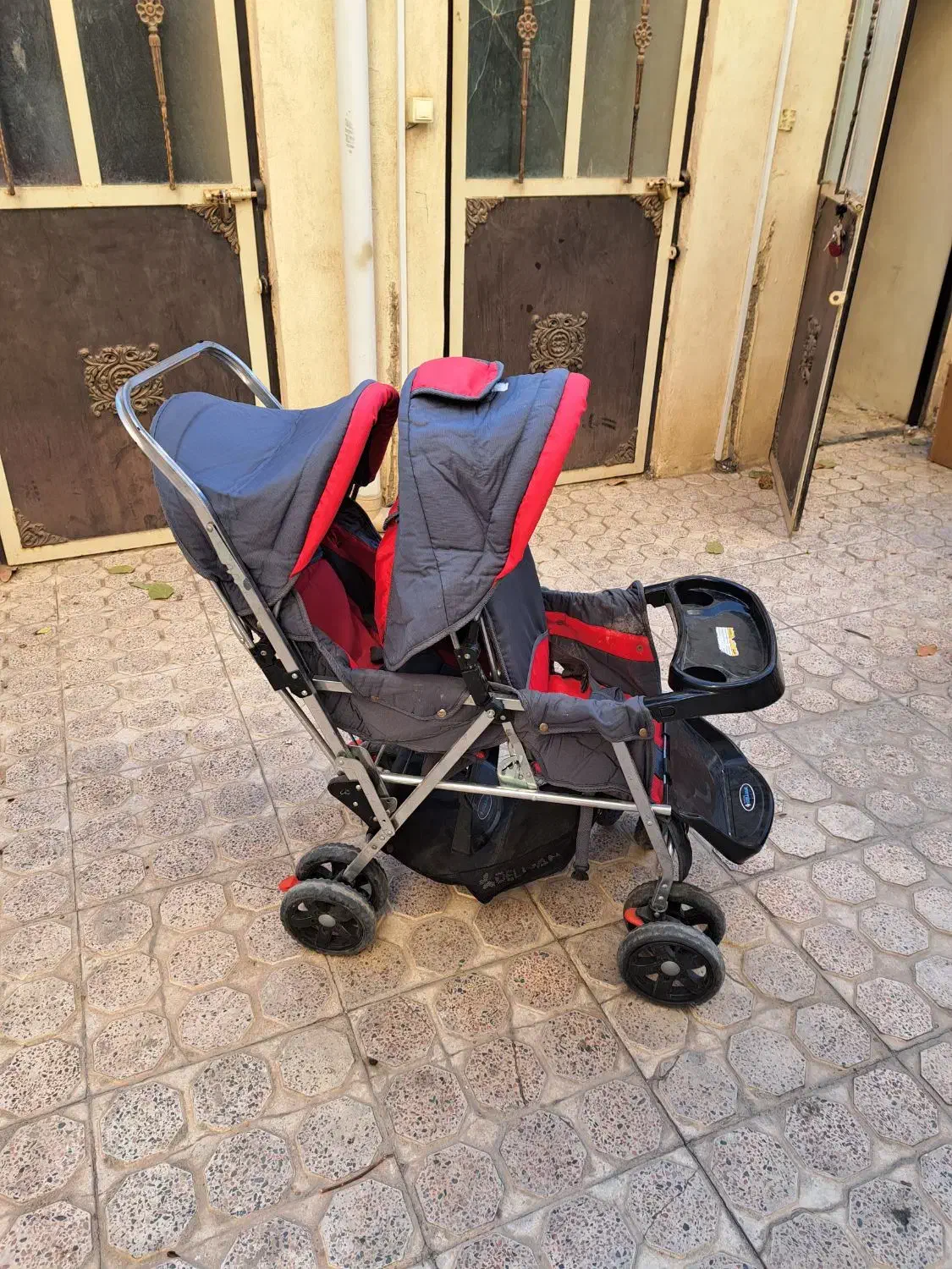 کالسکه دوقلویی|کالسکه و لوازم جانبی|تاکستان, |دیوار