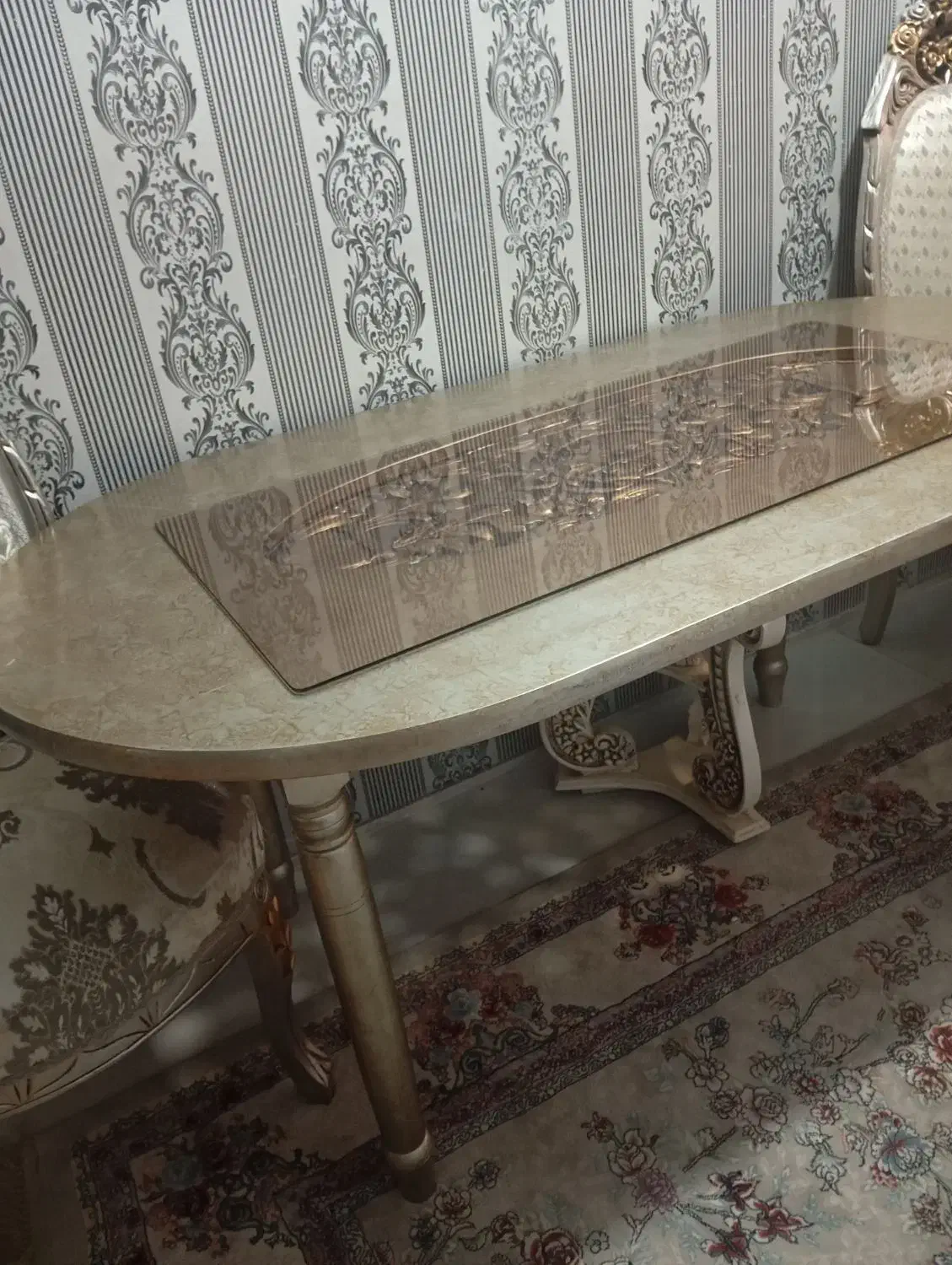 میز نهار خوری  در حد  نو|میز و صندلی غذاخوری|قرچک, مهدیه|دیوار