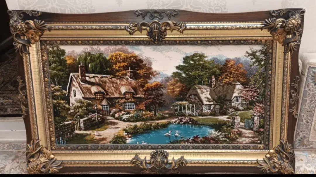 تابلو فرش|تابلو فرش|بوئین زهرا, |دیوار