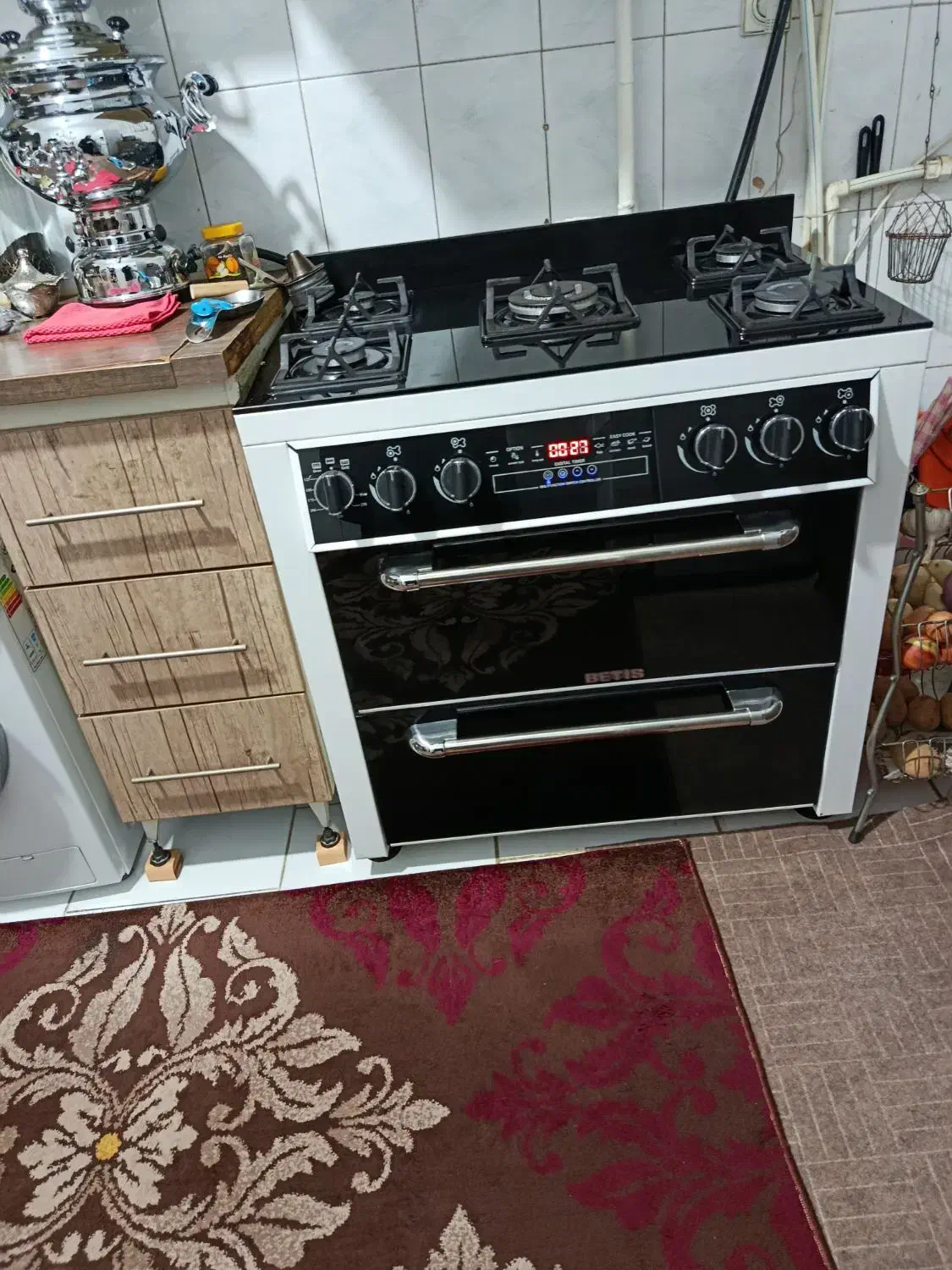 اجاق گاز  شیشه ای طرح فر کاملا سالم در حد نو|اجاق گاز و لوازم برقی پخت‌وپز|قدس, شهر‌قدس|دیوار