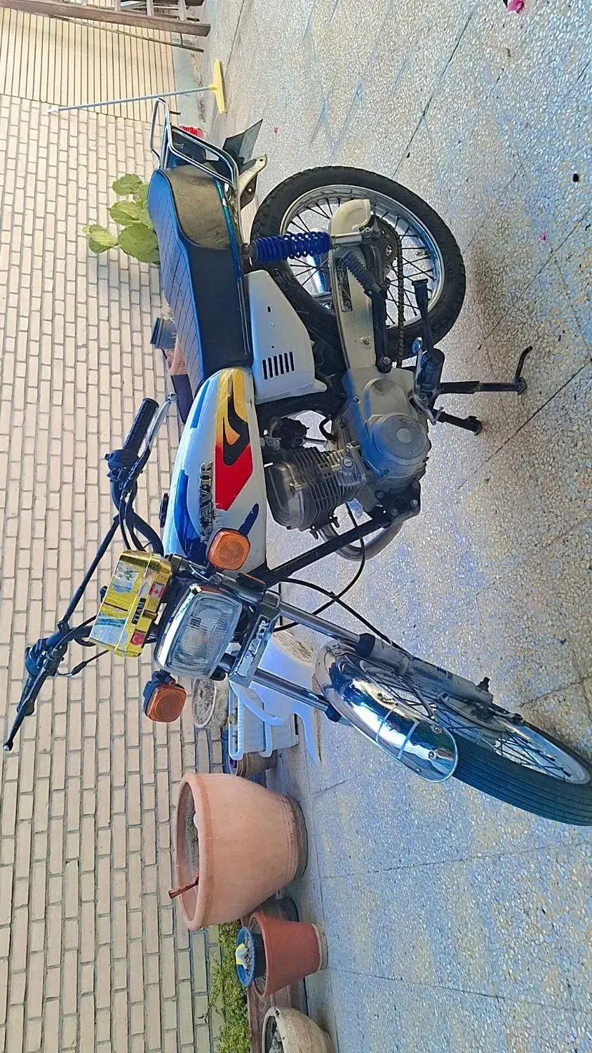 بهرو ۸۶.۱۲۵ انجین طلا  پلاک ملی|موتورسیکلت|بهبهان, |دیوار