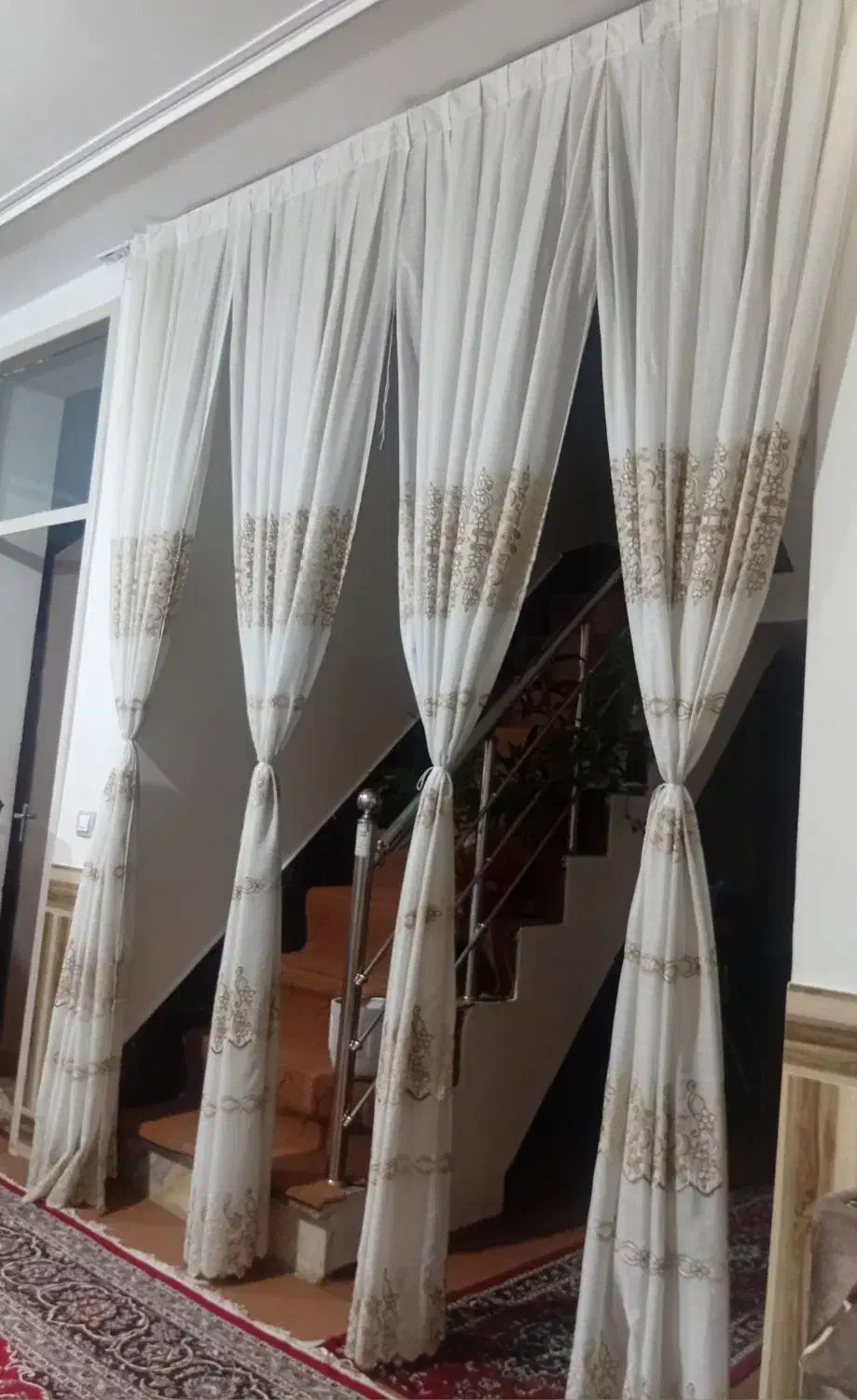 پرده حریر|پرده، رانر، رومیزی|آباده, |دیوار