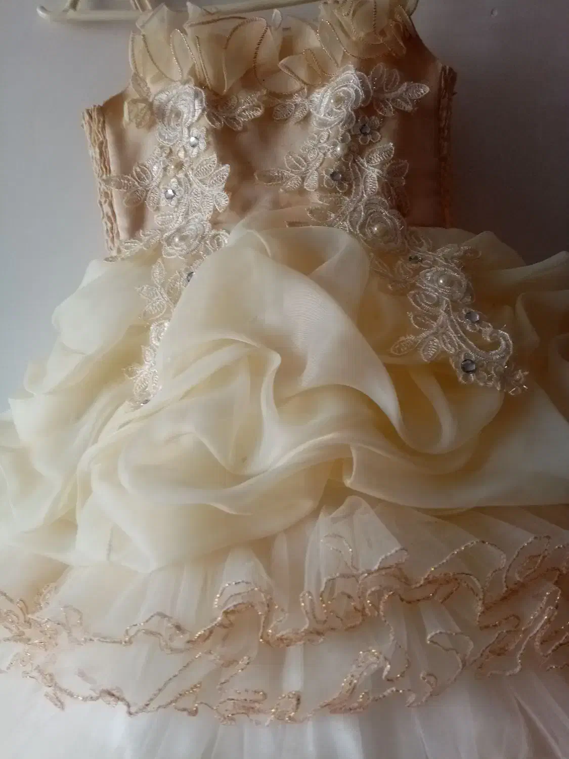 لباس عروس دخترانه|کفش و لباس بچه|فولادشهر, مسکن مهر فولادشهر|دیوار