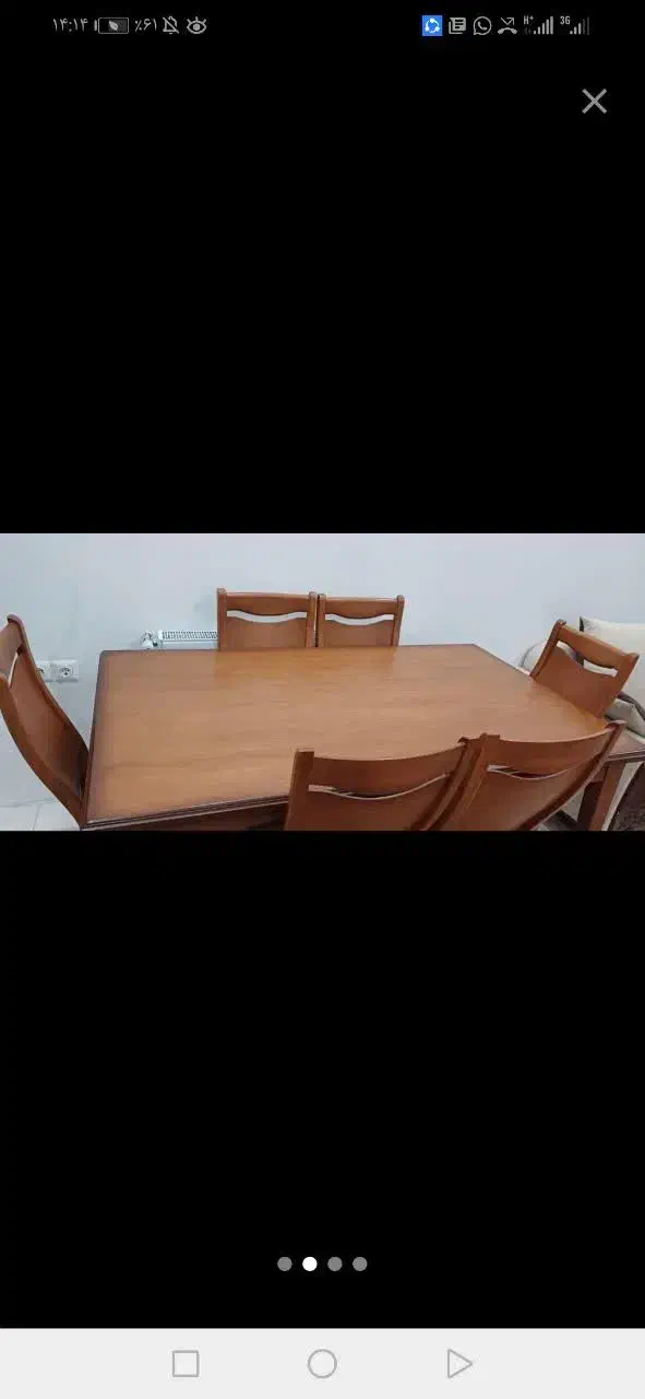 میز و صندلی ناهار خوری شش نفره تمیز|میز و صندلی غذاخوری|شیراز, شهرک کوثر|دیوار