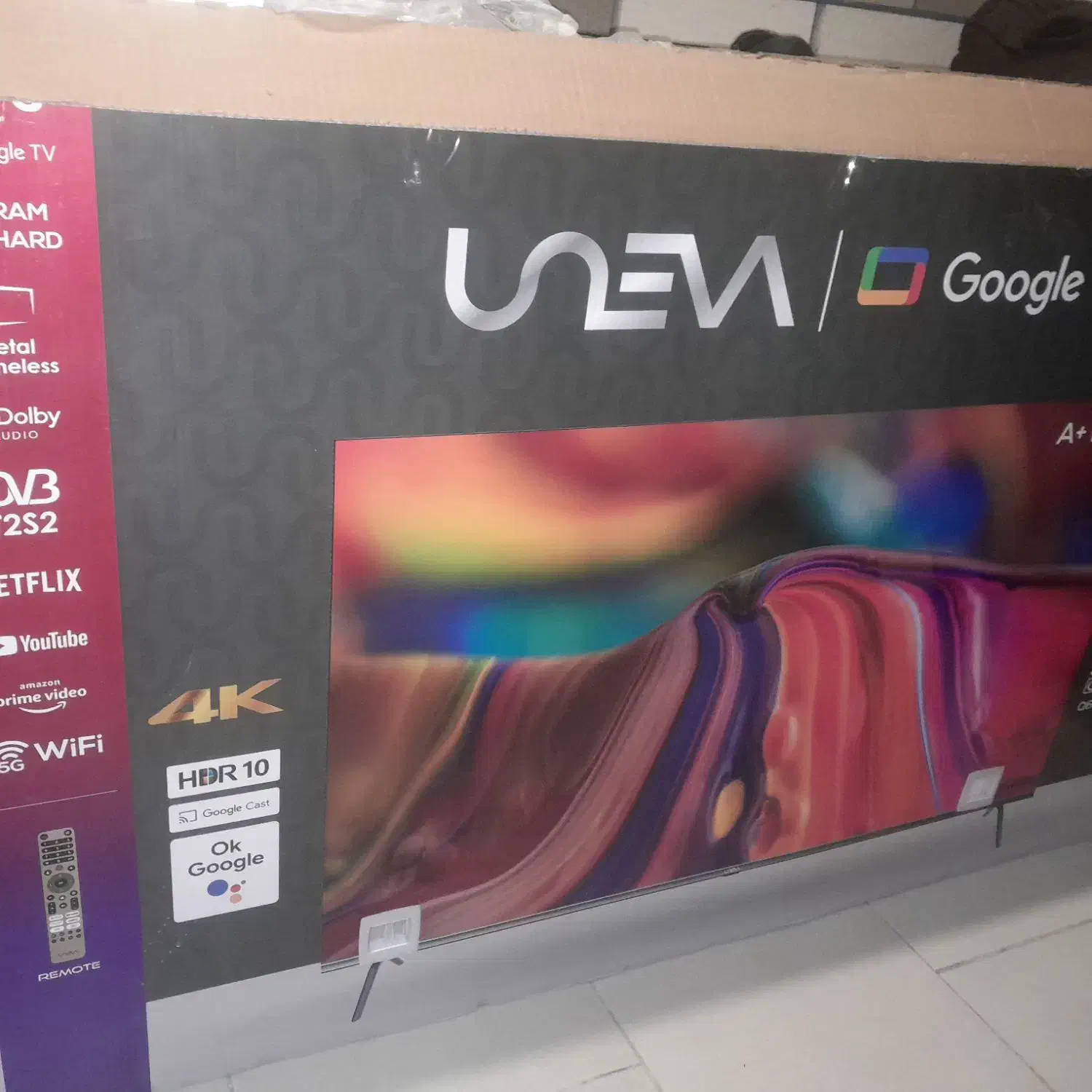 کارتون تلویزیون یونیوا۶۵اینچ|تلویزیون و پروژکتور|بندرعباس, |دیوار