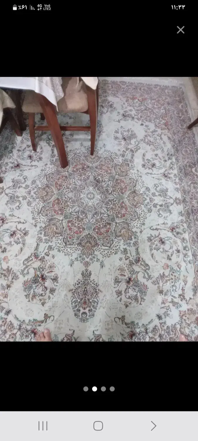 یک عدد فرش ۶ متری ویک عدد فرش ۱۲متری کاملا گوشتی|فرش|تهران, ارامنه|دیوار