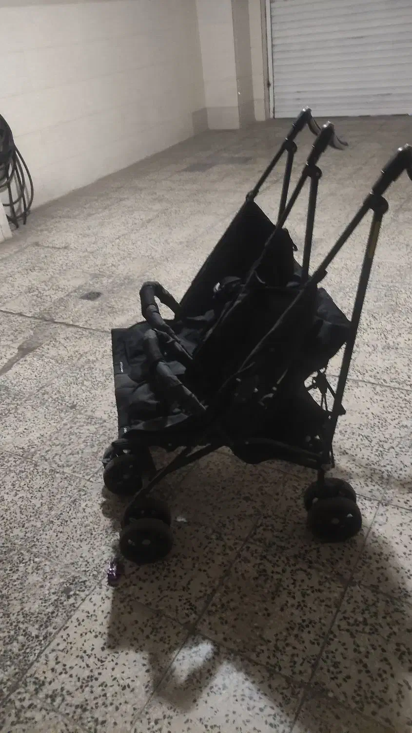 کالسکه نو دوقلویی دیبا+|کالسکه و لوازم جانبی|چهاردانگه (تهران), |دیوار