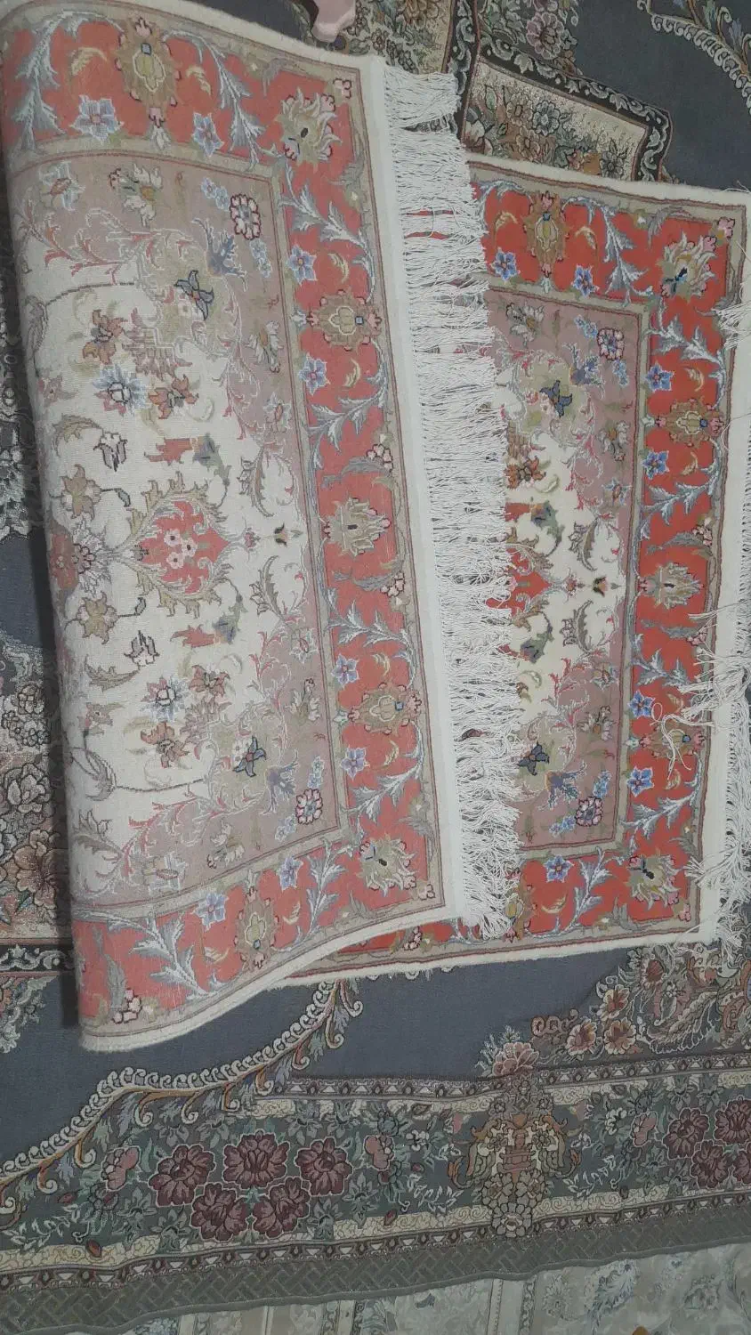 قالیچه دستباف ۱۳۰ در۱۸۵ زیر قیمت  تاباف|فرش|طرقبه, |دیوار