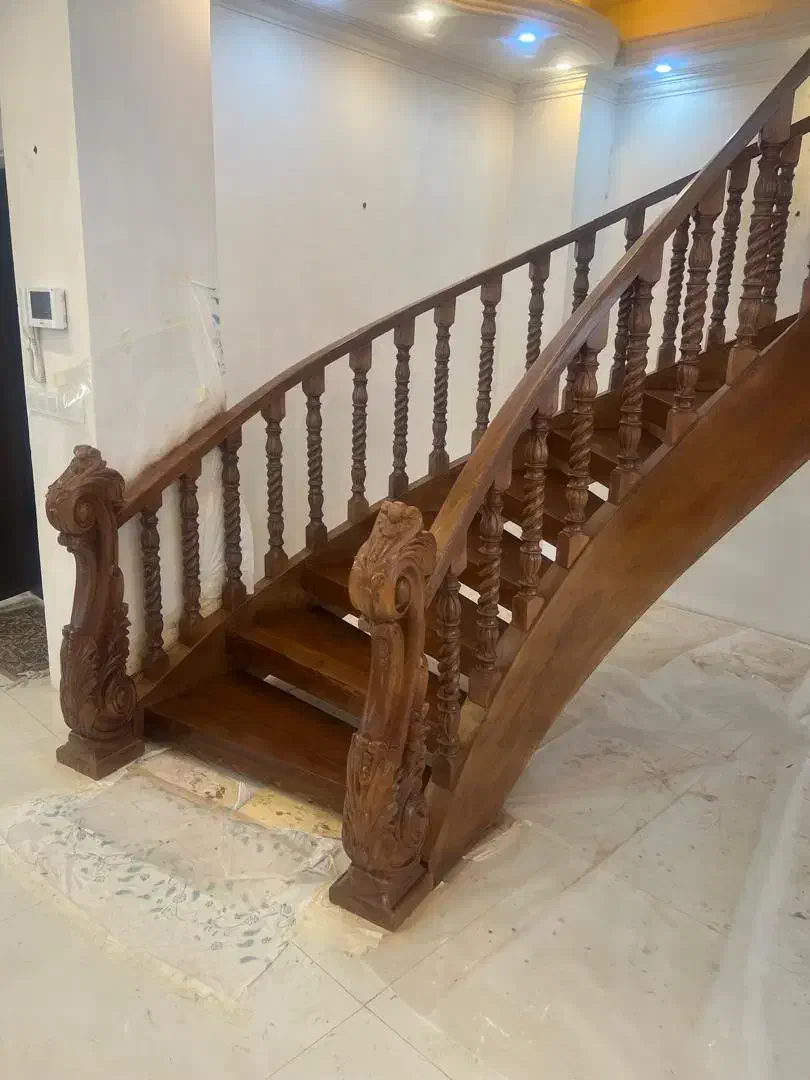 نصب حرفهای پله چوبی و نرده در سراسر کشور|مصالح و تجهیزات ساختمان|اسلامشهر, شهرک امام حسین (میان آباد)|دیوار