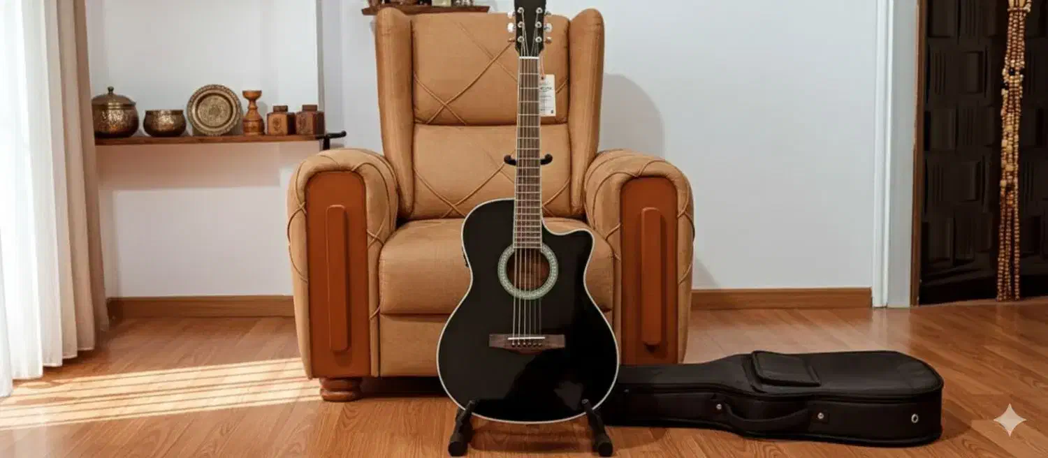 فروش گیتار aria پیکاپ دار مشکی ژاپنی|گیتار، بیس، امپلیفایر|قم, عمار یاسر|دیوار