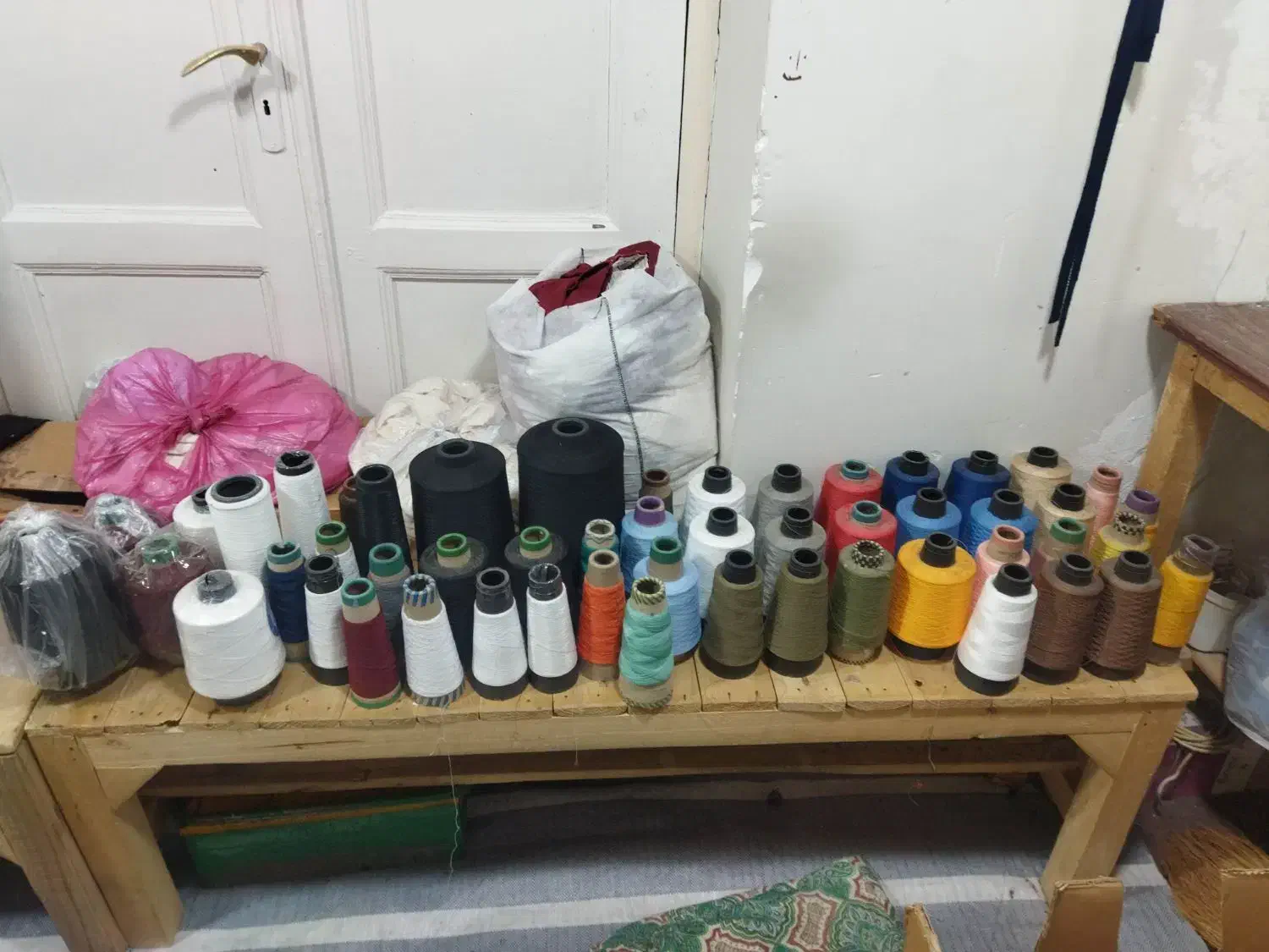 نخ تعداد|لوازم خیاطی و بافتنی|رزن, |دیوار