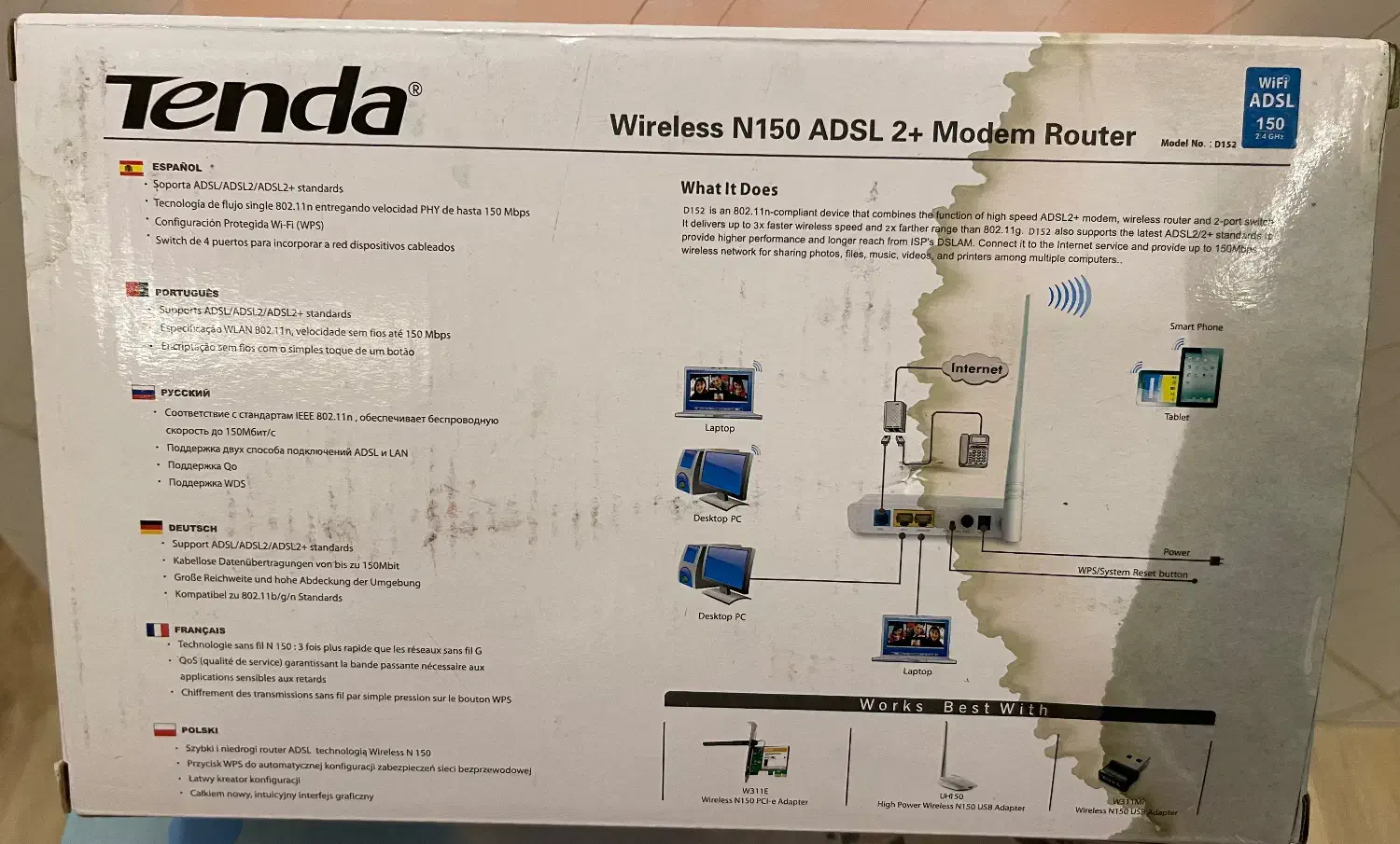 مودم Adsl Tenda|مودم و تجهیزات شبکه|تهران, پونک|دیوار