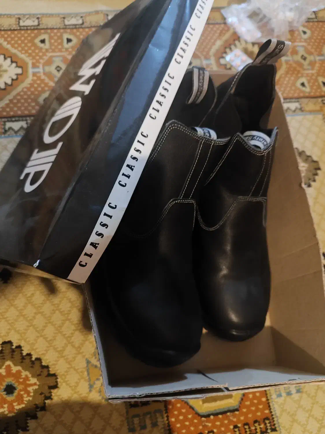 چکمه کارگاهی  ایمنی سایز ۴۱|کیف، کفش، کمربند|خرم‌آباد, |دیوار