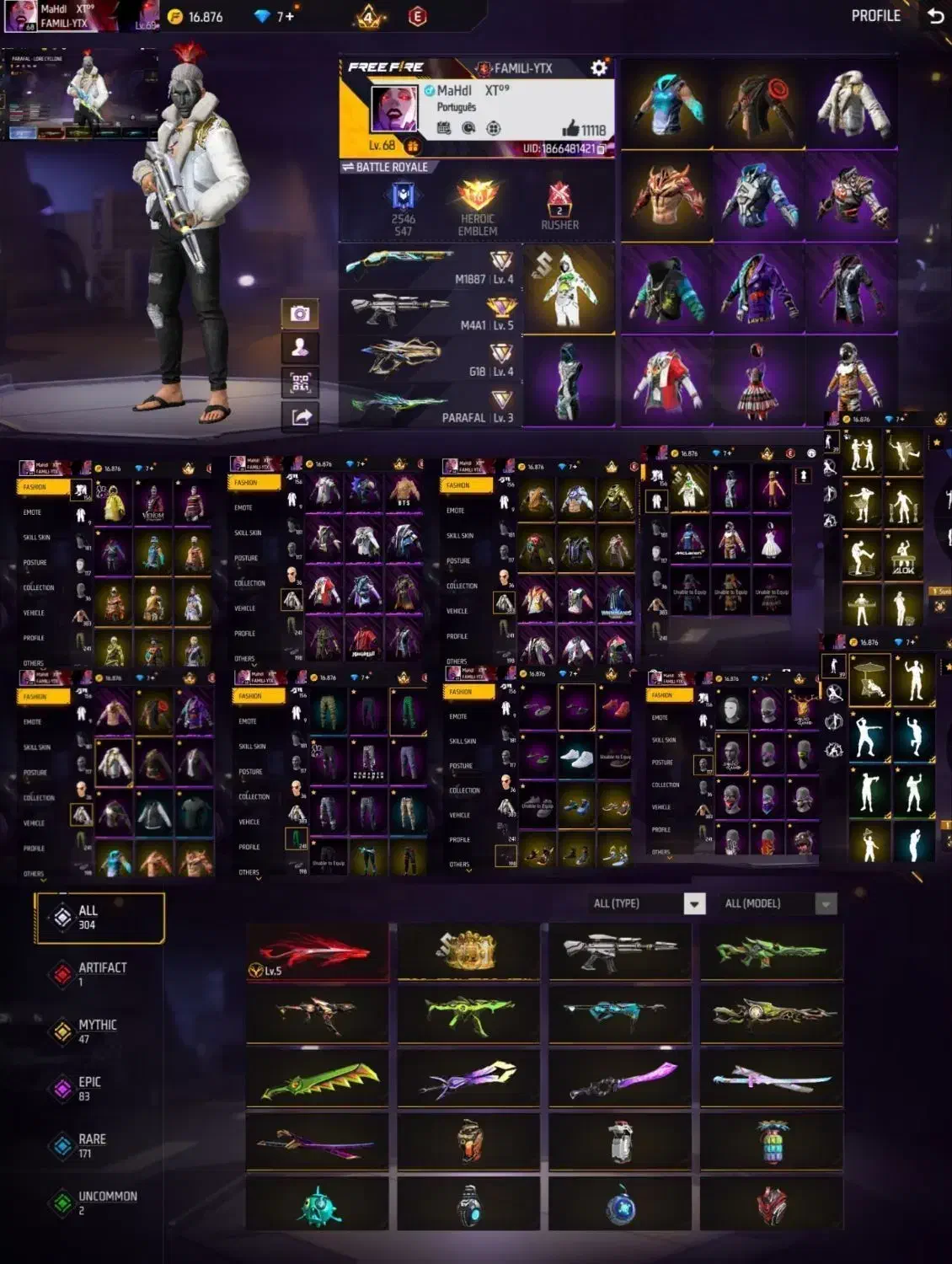 اکانت فری فایر|کنسول، بازی ویدئویی و آنلاین|فولادشهر, فولادشهر|دیوار