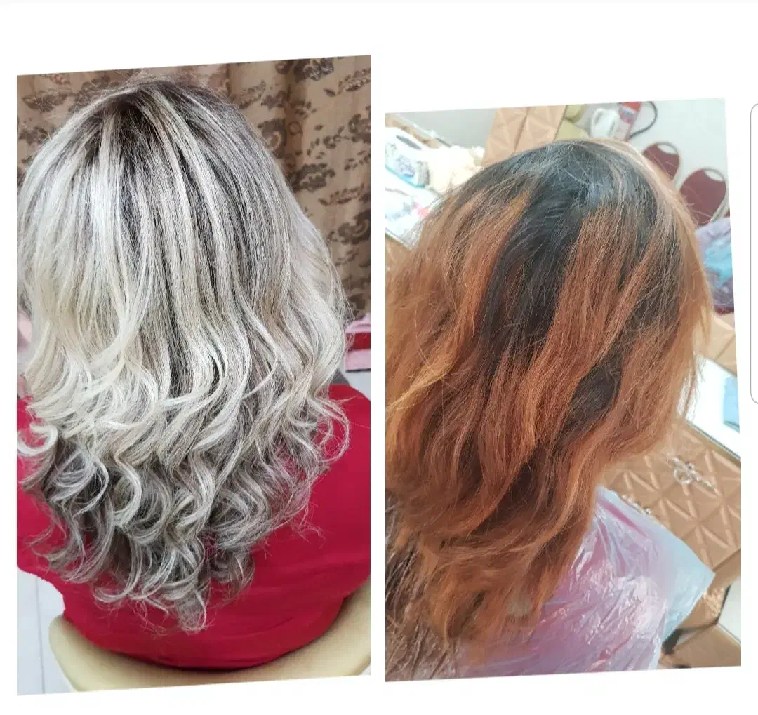 خدمات رنگ مش آمبره بالیاژ|خدمات آرایشگری و زیبایی|ری, شهادت|دیوار