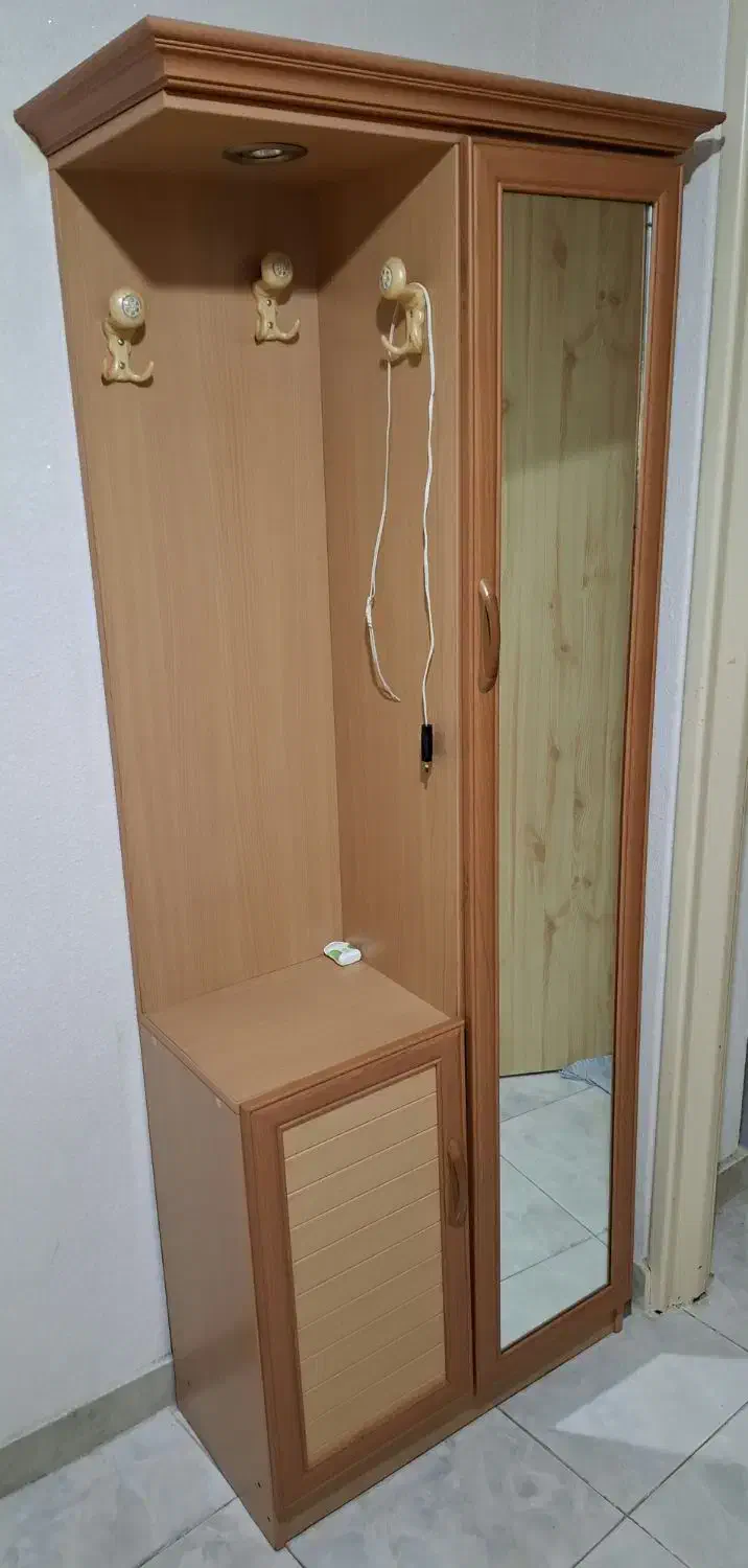 جاکفشی و جالباسی|جاکفشی، کمد، دراور|رشت, دیانتی|دیوار