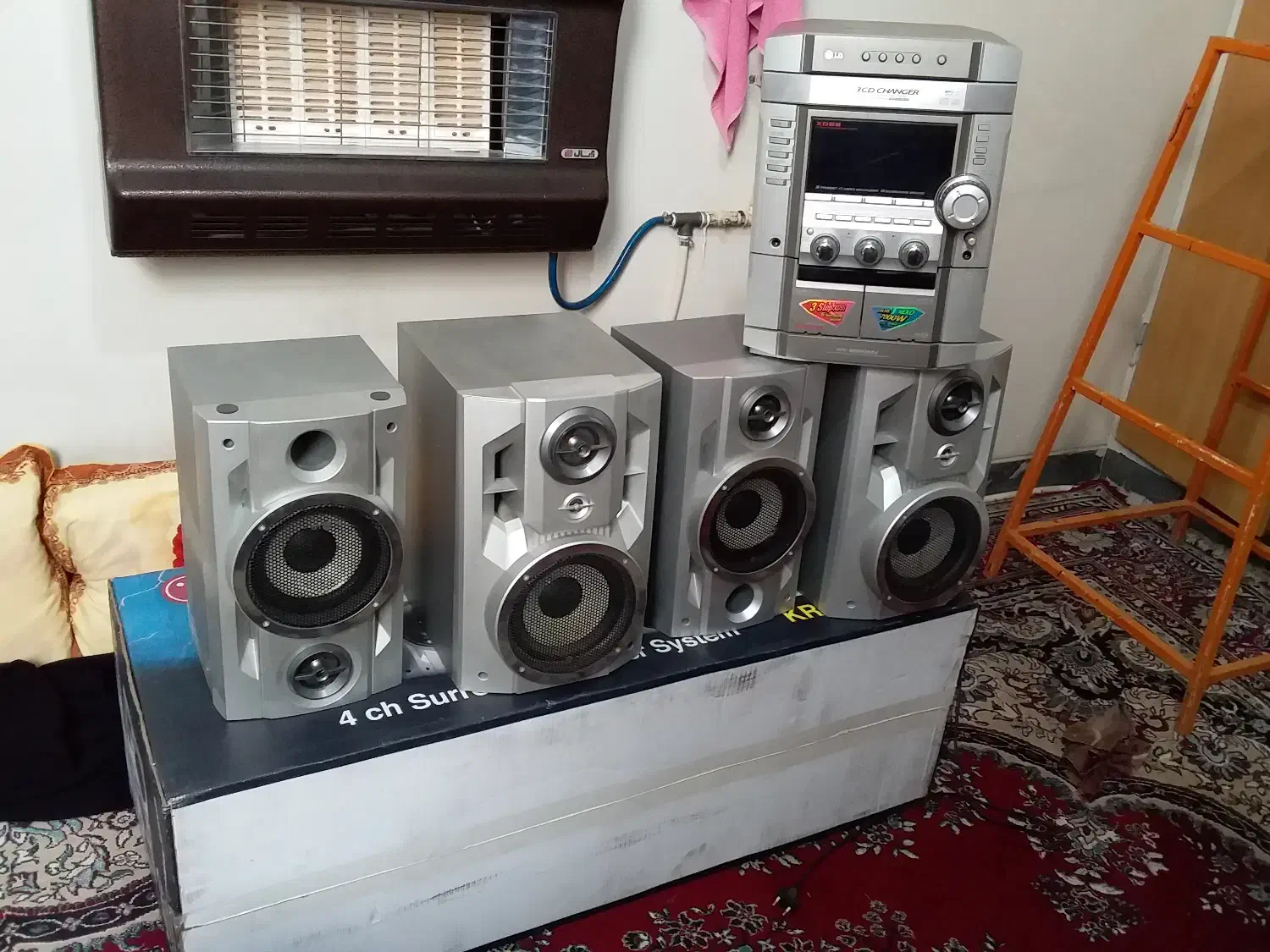 ضبط صوت ۷۰۰۰وات ال جی|سیستم صوتی خانگی|خرم بید, |دیوار