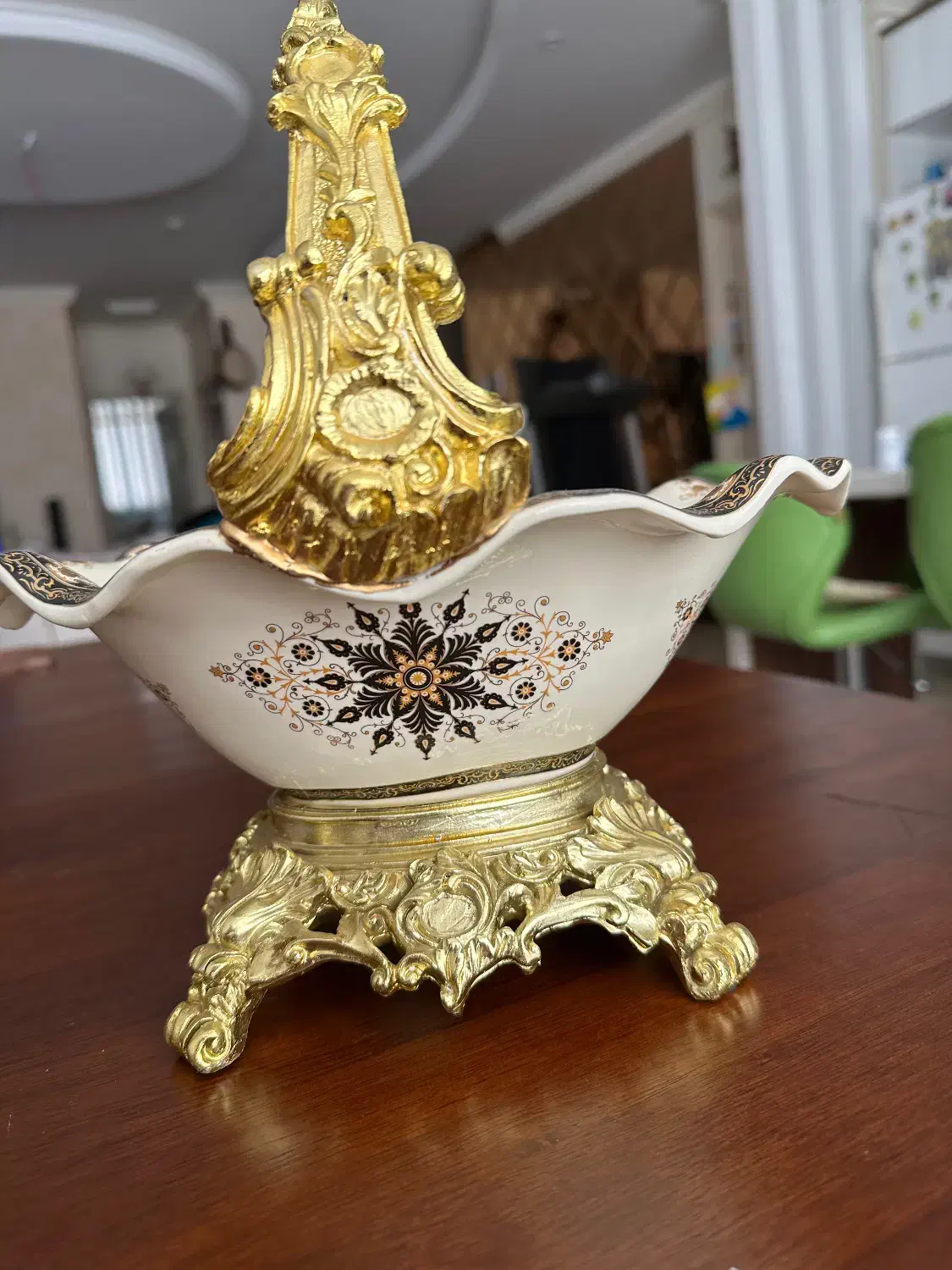 کشکول زینک چین طلاکوب|ظروف سرو و پذیرایی|تهران, امانیه|دیوار