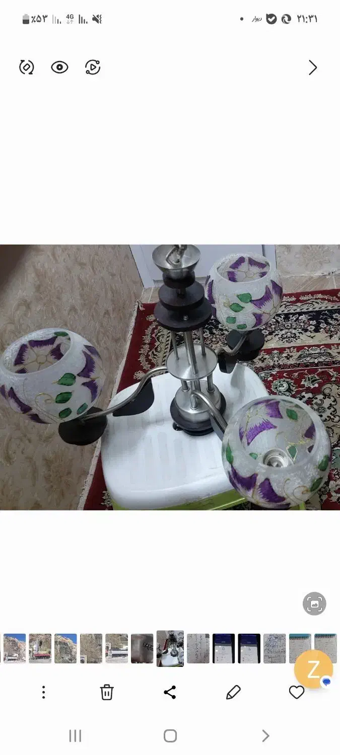 لوستر|لوستر و چراغ آویز|مشهد, شهید بهشتی|دیوار