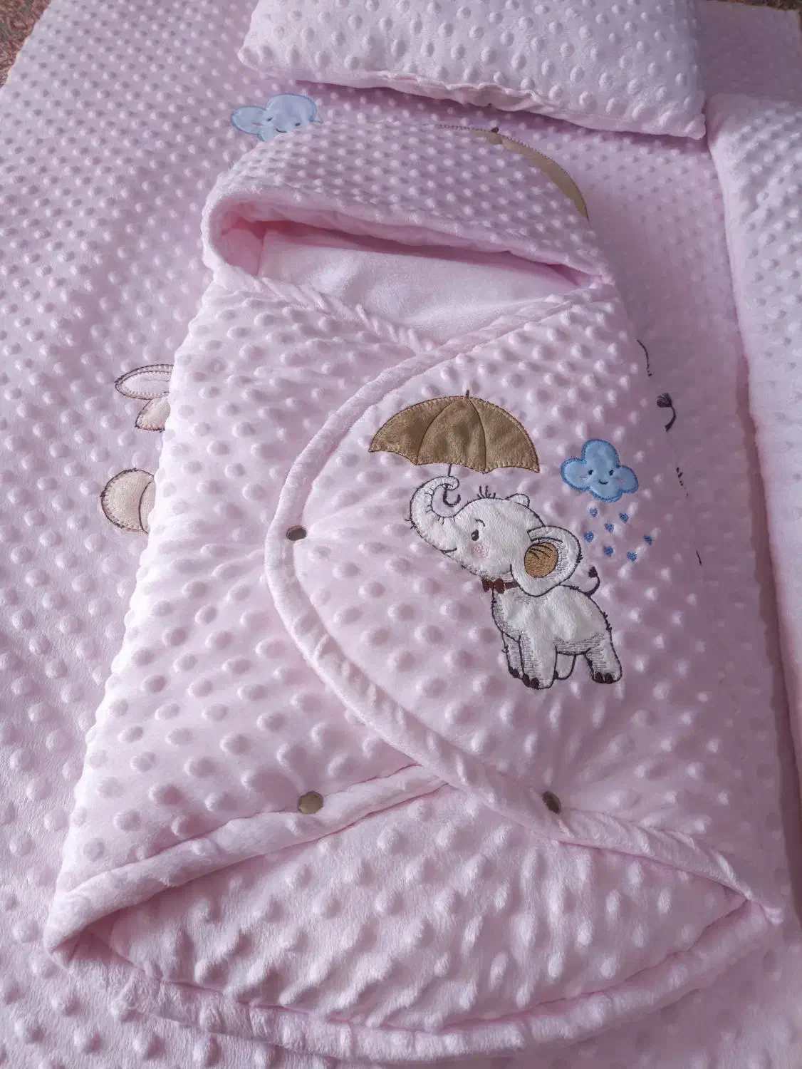 ست خواب نوزاد+ قنداق فرنگی|اسباب و اثاث بچه|رامسر, |دیوار