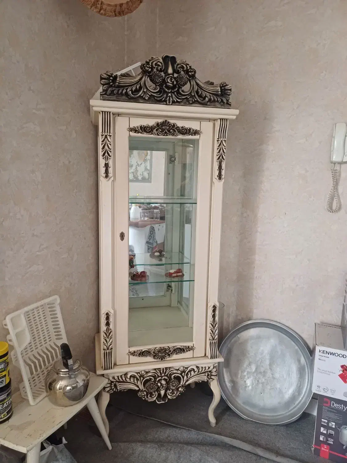 گنجه|بوفه، ویترین، کنسول|مشهد, کارمندان دوم|دیوار