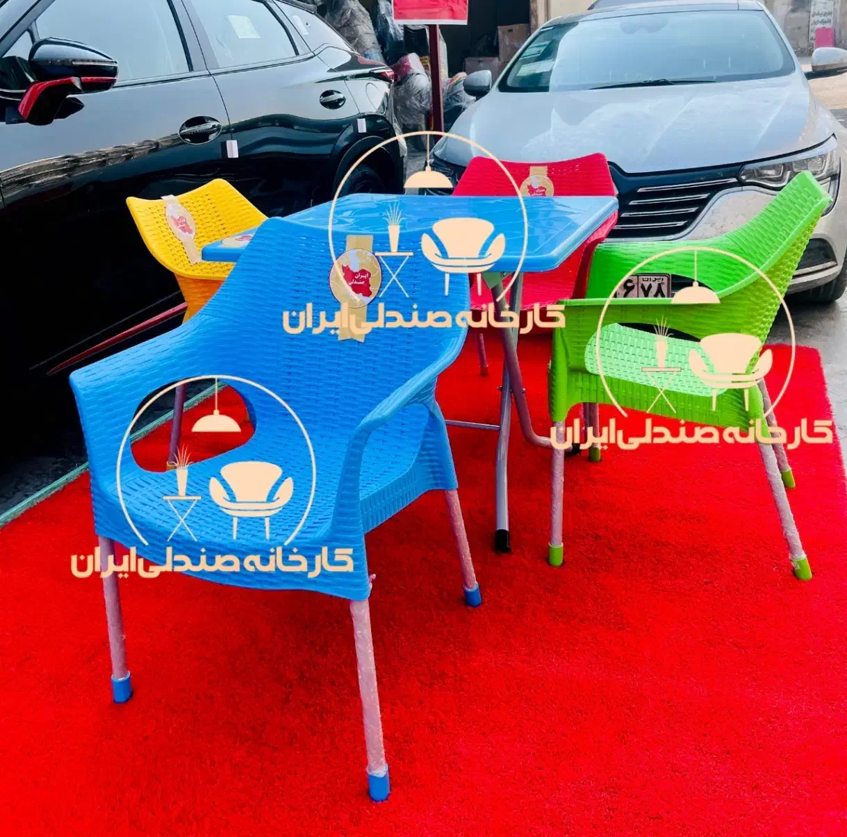 صندلی پلاستیکی میز باغی طرح لقمان(کارخانه)|میز و صندلی غذاخوری|تهران, میدان ولیعصر|دیوار
