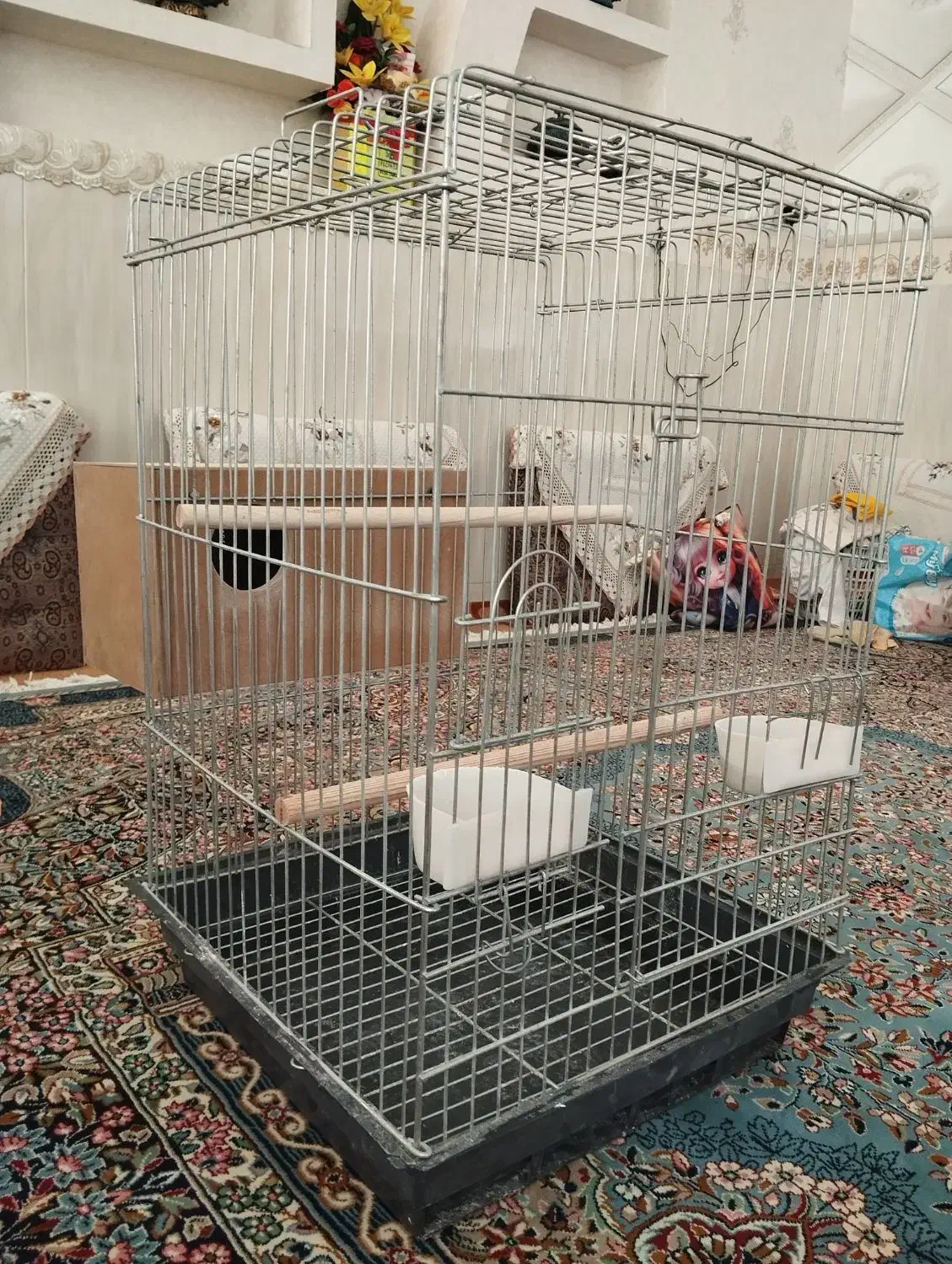 قفس بزرگ طوطی سانان|لوازم جانبی حیوانات|اردکان, |دیوار