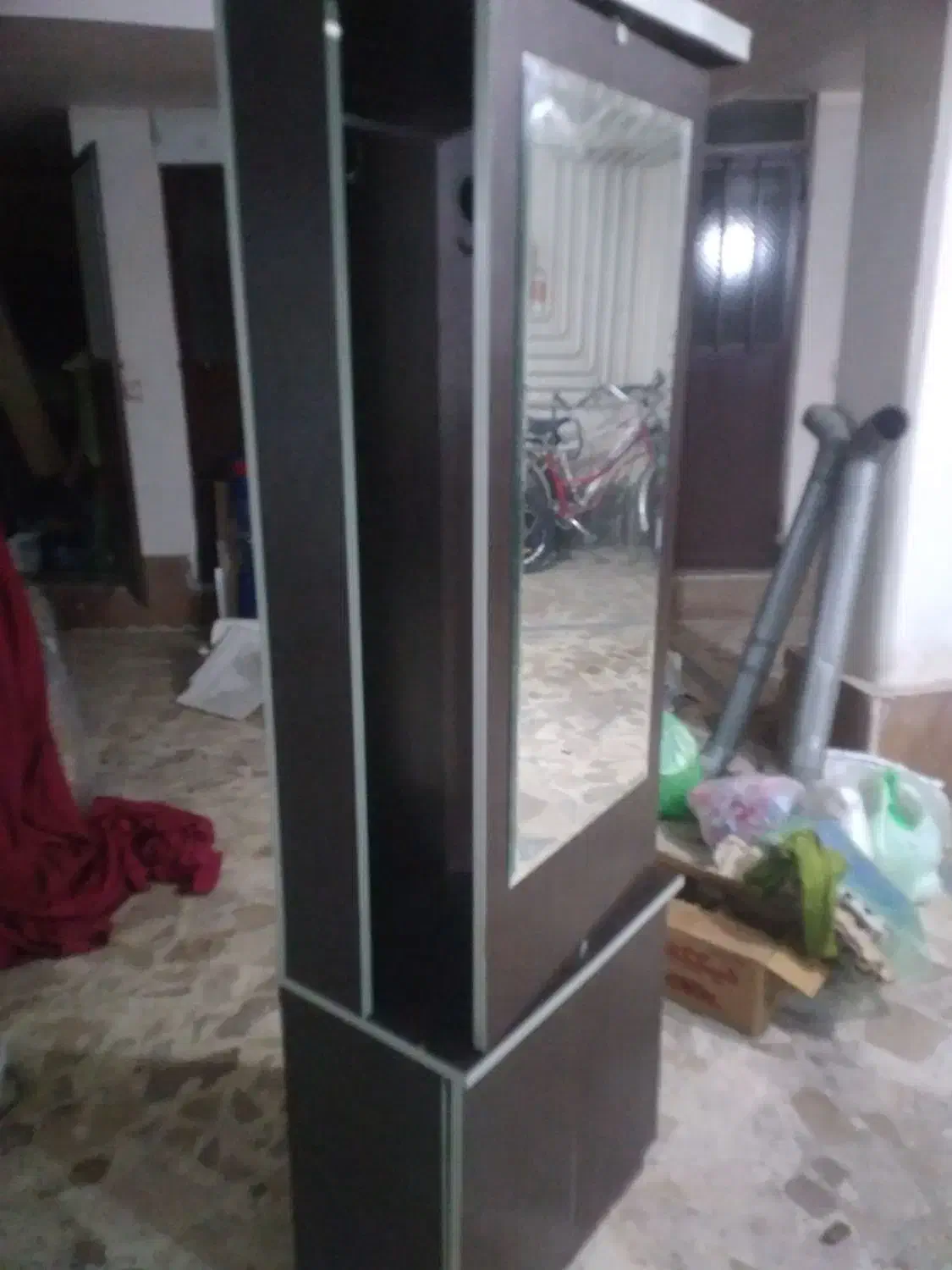 جا کفشی آینه دار|جاکفشی، کمد، دراور|فومن, |دیوار