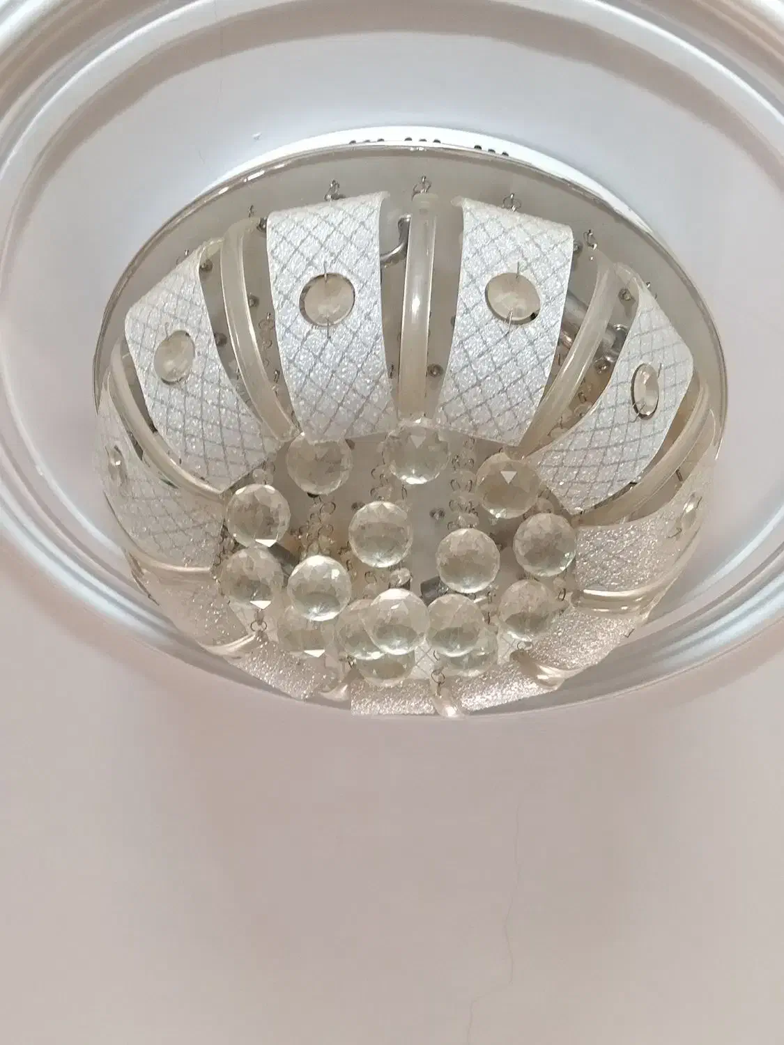 لوستر کریستالی سقفی / چراغ آشپزخانه|لوستر و چراغ آویز|فردیس, فردیس|دیوار