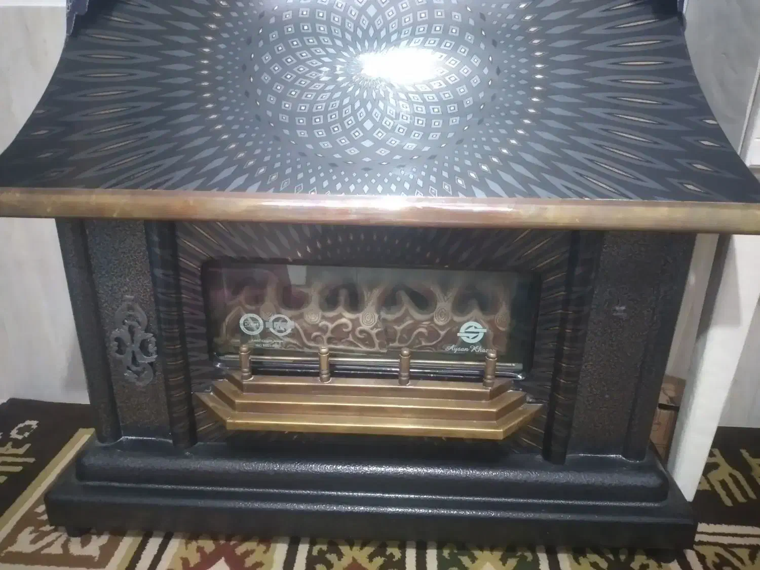 بخاری گازی طرح شومینه|بخاری، هیتر، شومینه|رستم‌آباد, |دیوار