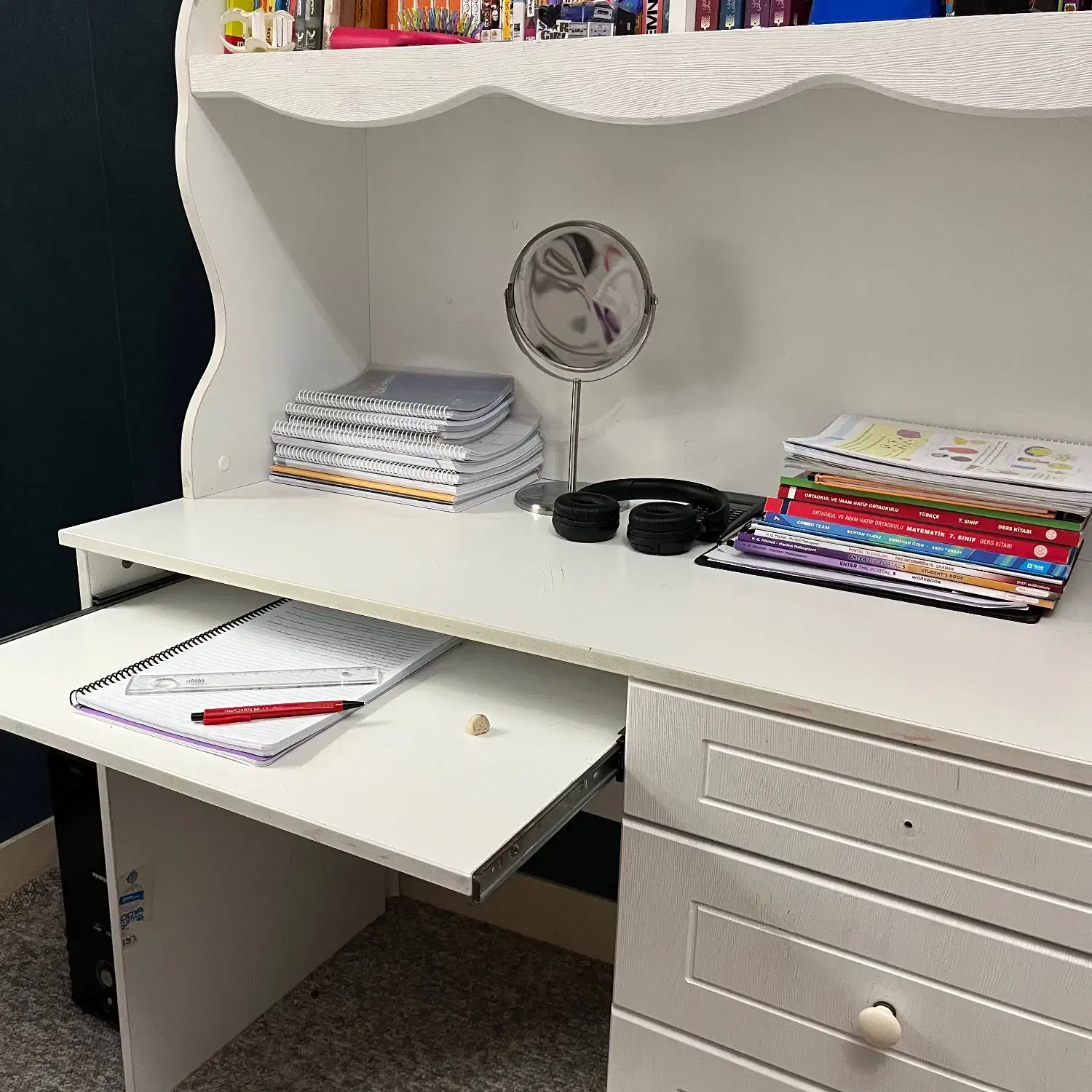 سرویس خواب یک نفره نوجوان MDF|تخت و سرویس خواب|قم, دانش|دیوار