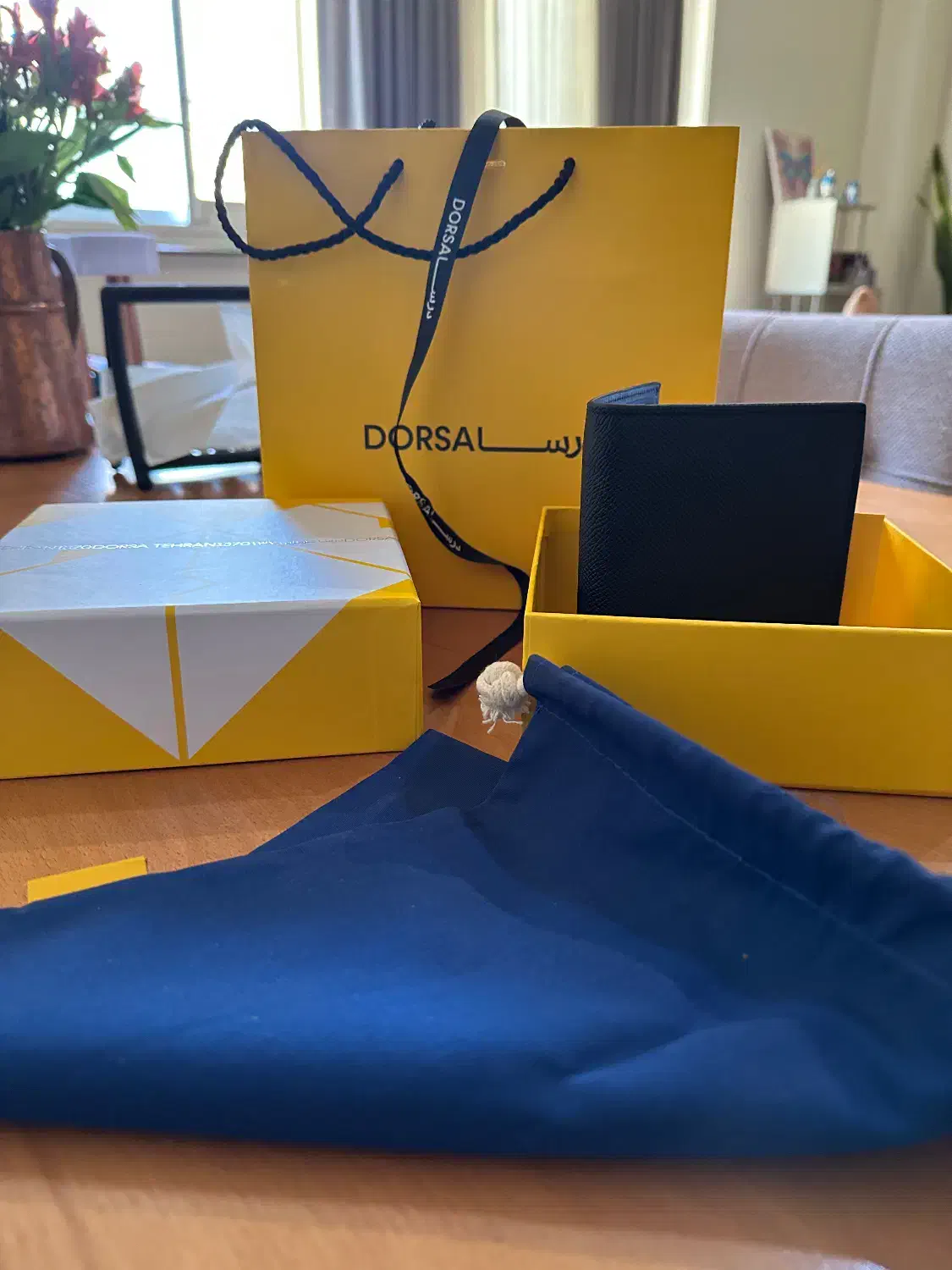 کیف پول چرم برند درسا ( نو )|کیف، کفش، کمربند|رشت, دیلمان|دیوار