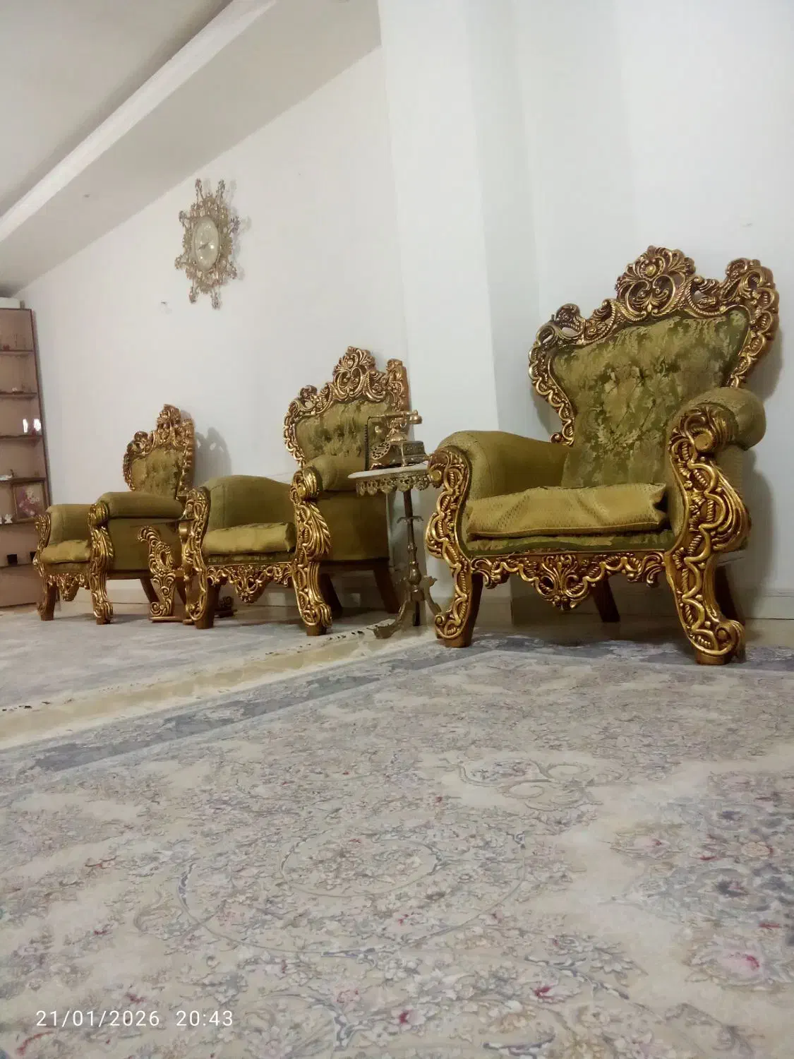 مبلمان سلطنتی شیک|مبلمان خانگی و میز عسلی|فردیس, شهرک شهید حسینی|دیوار