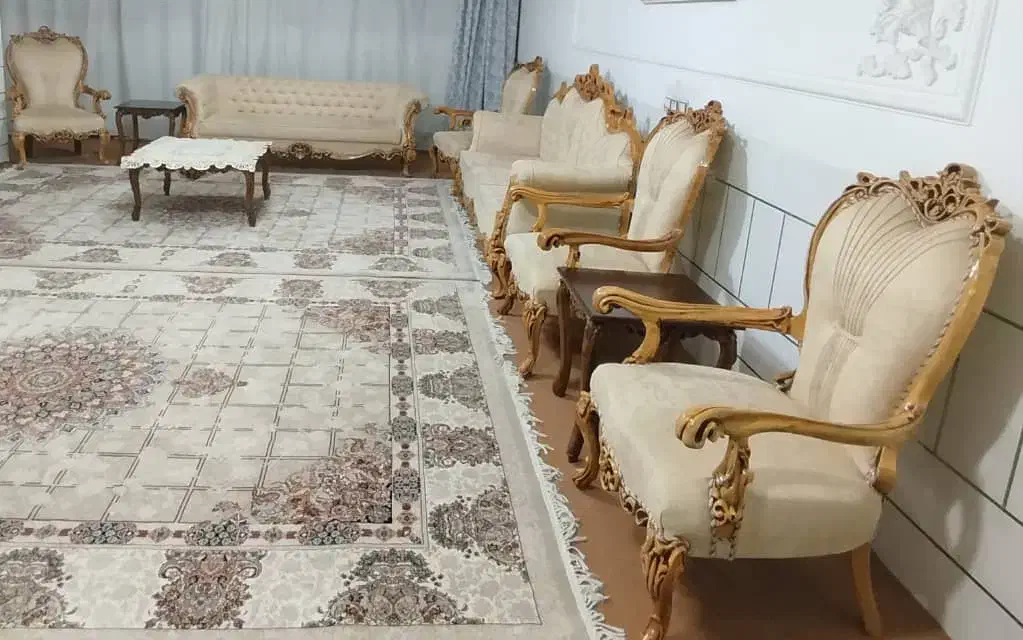 مبلمان ده نفره|مبلمان خانگی و میز عسلی|لنجان, |دیوار