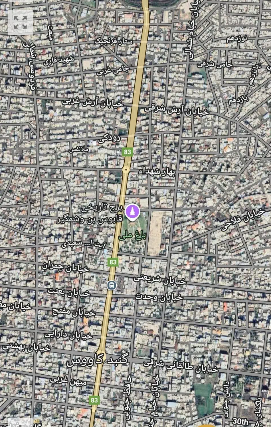 فروش زمین تجاری بر خ بهار|فروش زمین و ملک کلنگی|گنبد کاووس, |دیوار