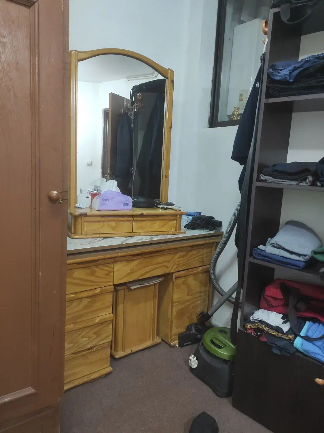 آینه و دراور|جاکفشی، کمد، دراور|رشت, شهرک قدس|دیوار