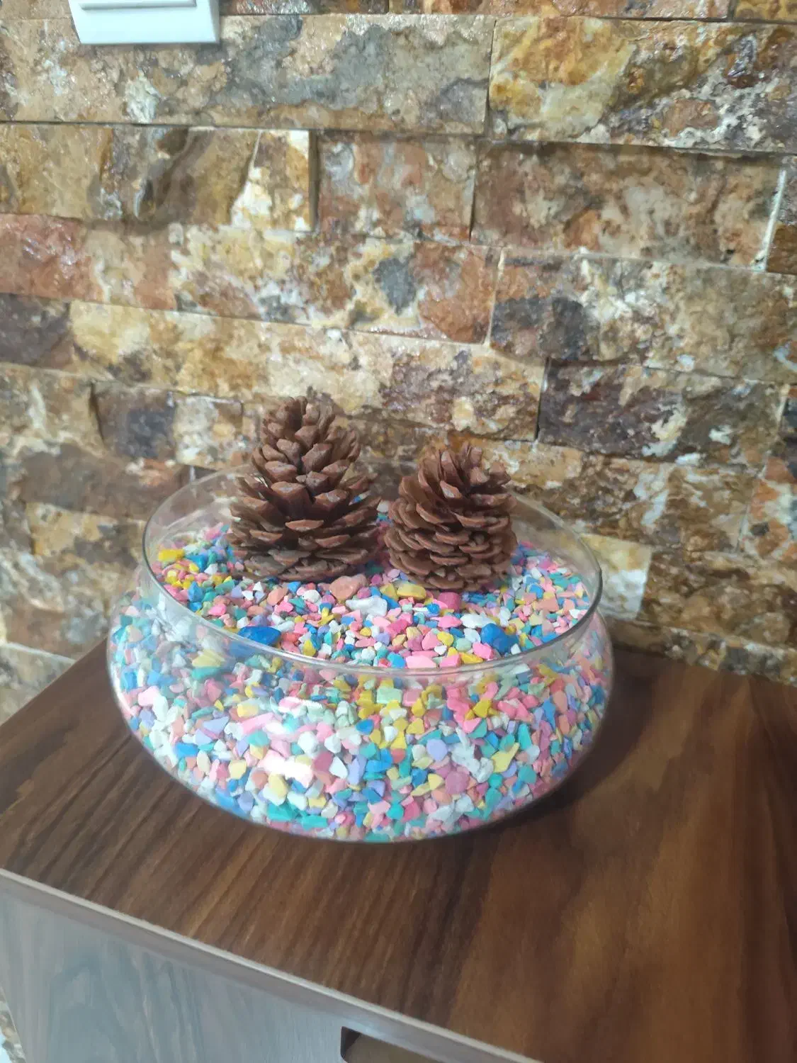 گلدان شیشه ی|صنایع دستی و سایر لوازم تزئینی|تهران, سوهانک|دیوار