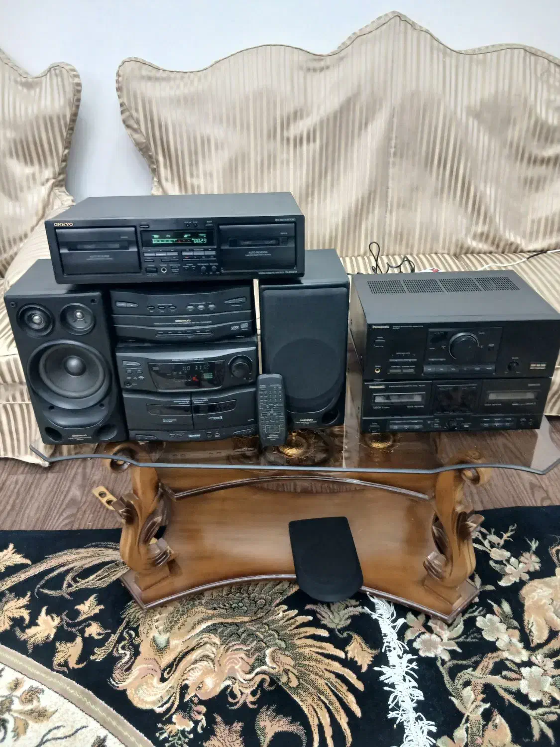 سه دستگاه لوازم صوتی دک آمپلی|سیستم صوتی خانگی|تهران, فلاح|دیوار