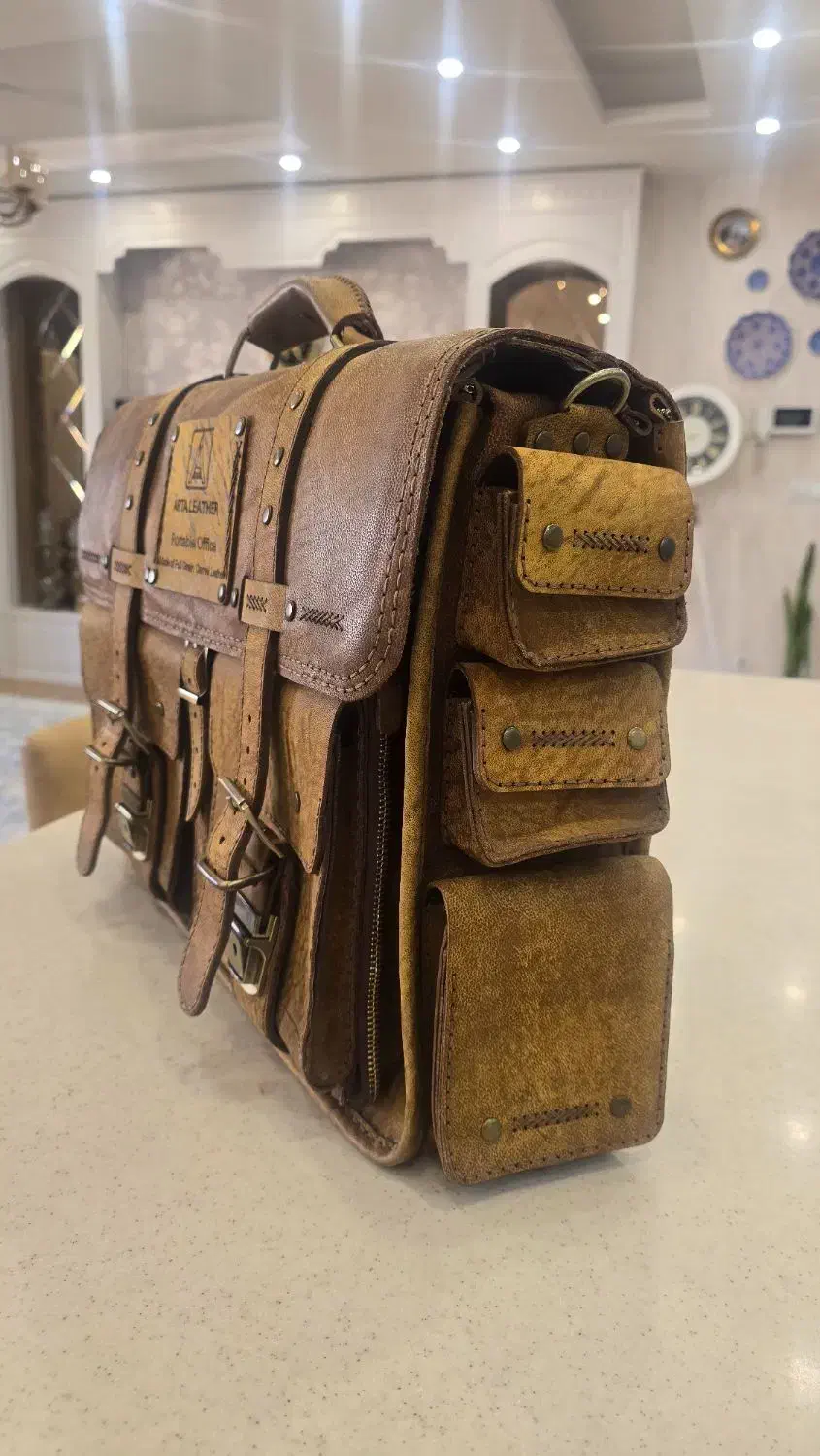 کیف دستی دوز چرمی به قیمت کارگاه|کیف، کفش، کمربند|شیراز, فرهنگ شهر|دیوار