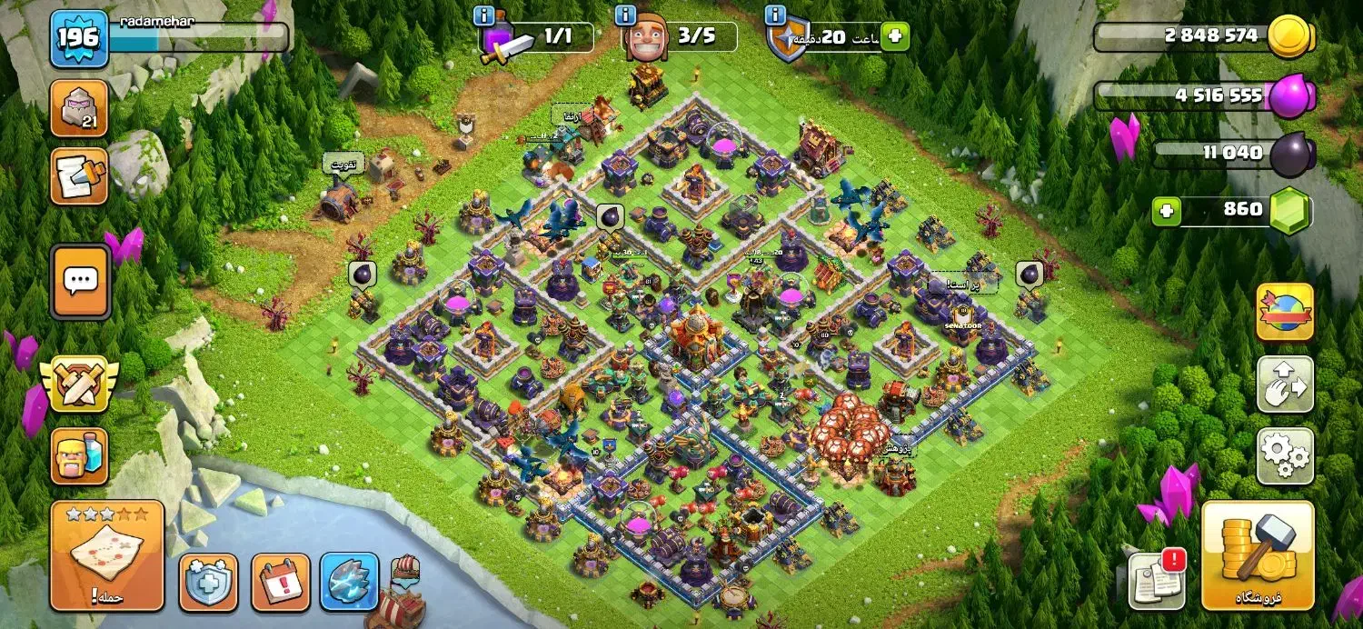 اکانت کلشبا تان 16 لول 196|کنسول، بازی ویدئویی و آنلاین|قوچان, |دیوار