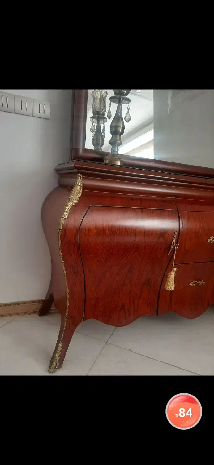 آینه کنسول در حد نو|بوفه، ویترین، کنسول|هشتگرد, سیف آباد|دیوار