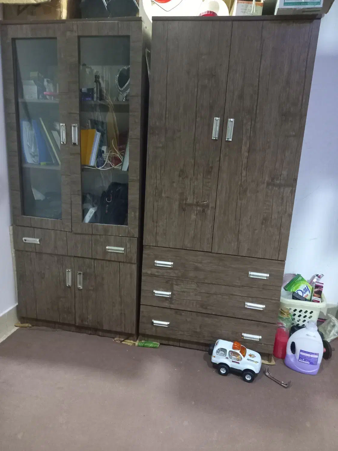 کمد لباس وکتابخانه|جاکفشی، کمد، دراور|ابهر, |دیوار